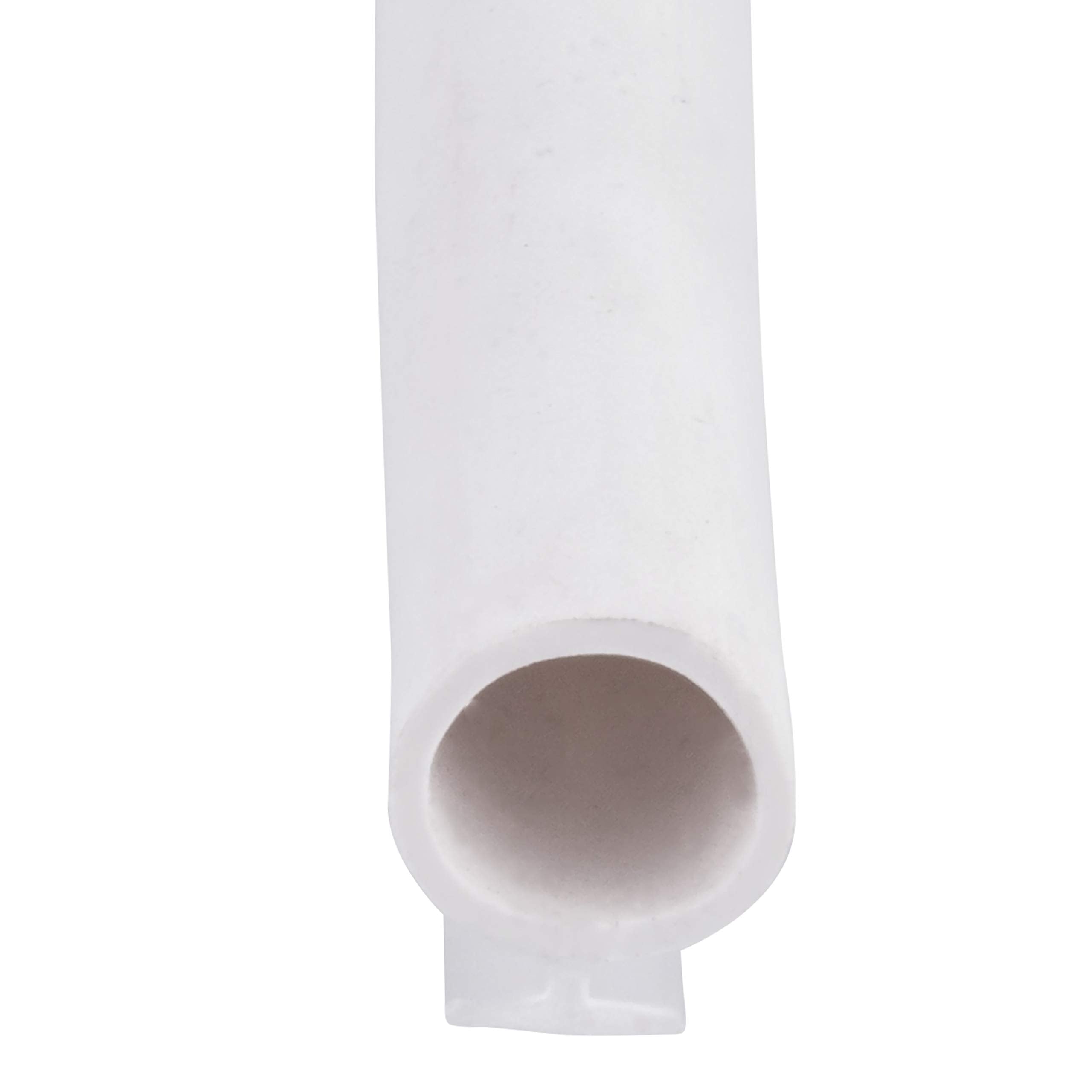 Seal Supply T-Slot Mount Weatherstrip Seal, 10ft, White, Thermoplastic Elastomer, 5/16" Bulb for 3/16" Slot Receptacle