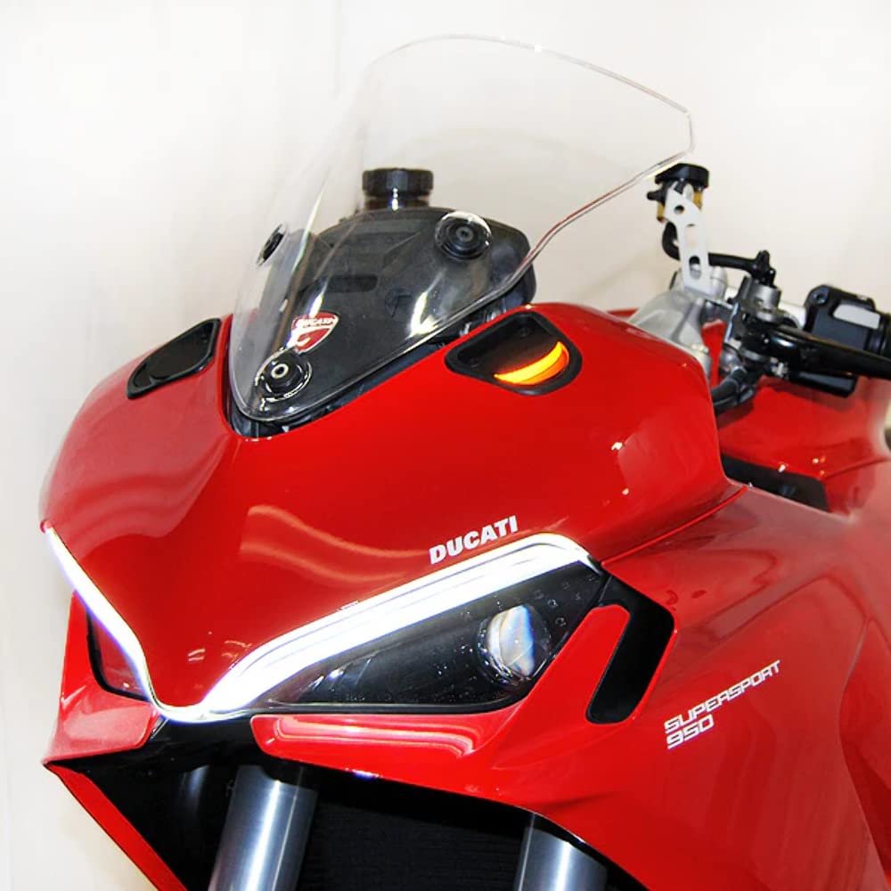 New Rage Cycles Mirror Block Off Turn Signals Compatible With The Ducati Supersport 950