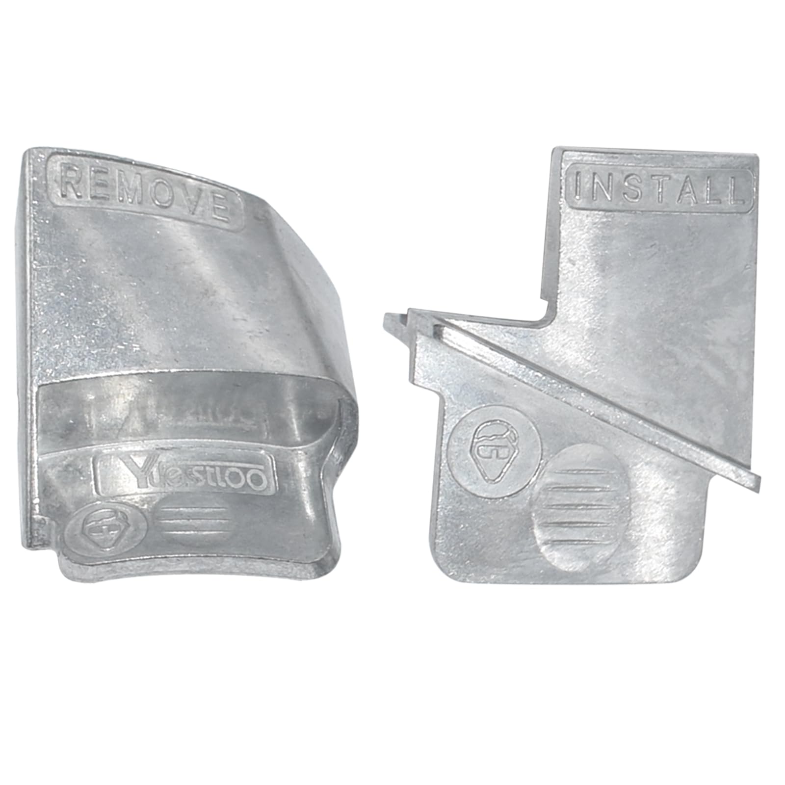 Yuesstloo Stretch Belt Mate Kit, 2PCS Metal Stretch Belt Remover Installer Tool Set for Car Truck Trolley and Other Vehicle