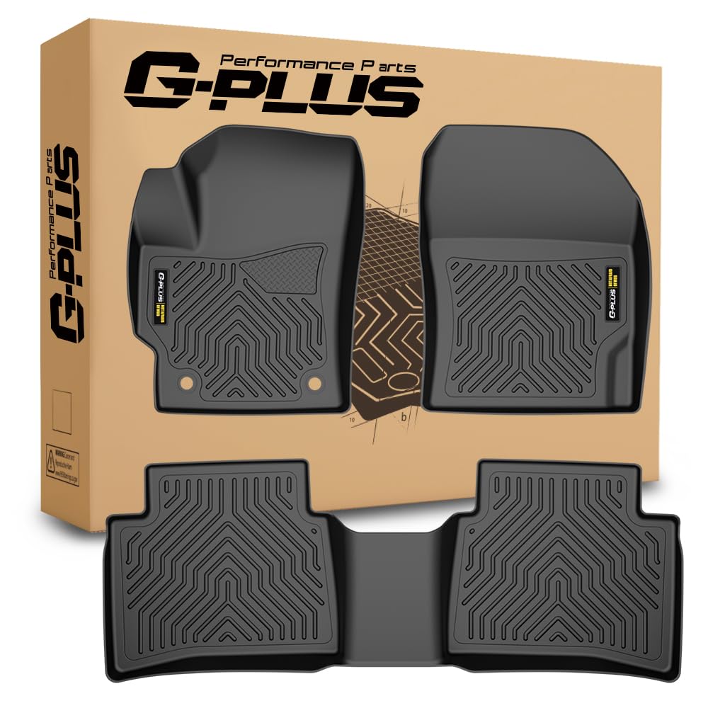 G-PLUS Floor Mats Compatible with Toyota Corolla 2020 2021 2022 2023 2024 Sedan(Not fit for Hatchback),TPE All Weather Custom Fi