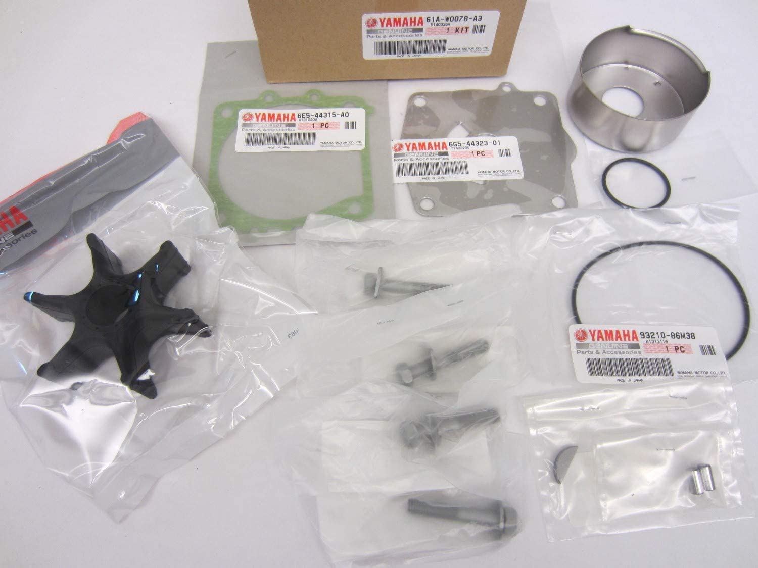 Yamaha 65L-W0078-A0-00 Water Pump Repair; New # 61A-W0078-A3-00 Made By Yamaha