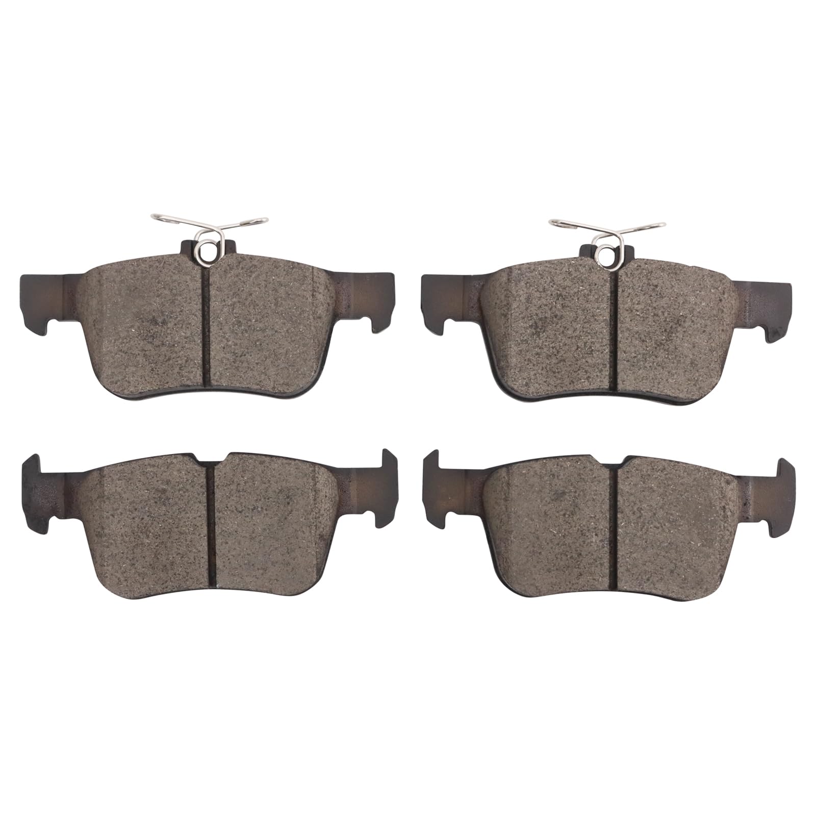 TRQ Premium Posi Ceramic Brake Pad Rear Set for Ford Edge Fusion Lincoln MKC MKZ