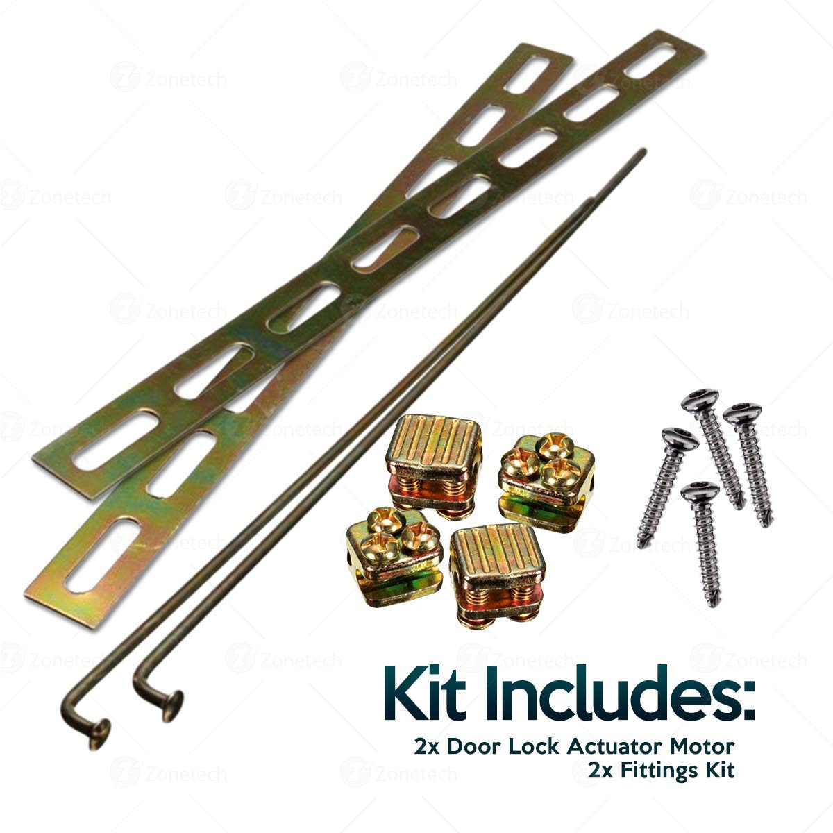 Zone Tech Car Universal High Power Door Lock Actuator - Premium Quality Heavy Duty Durable High Power Door Lock Actuator (20-Pac