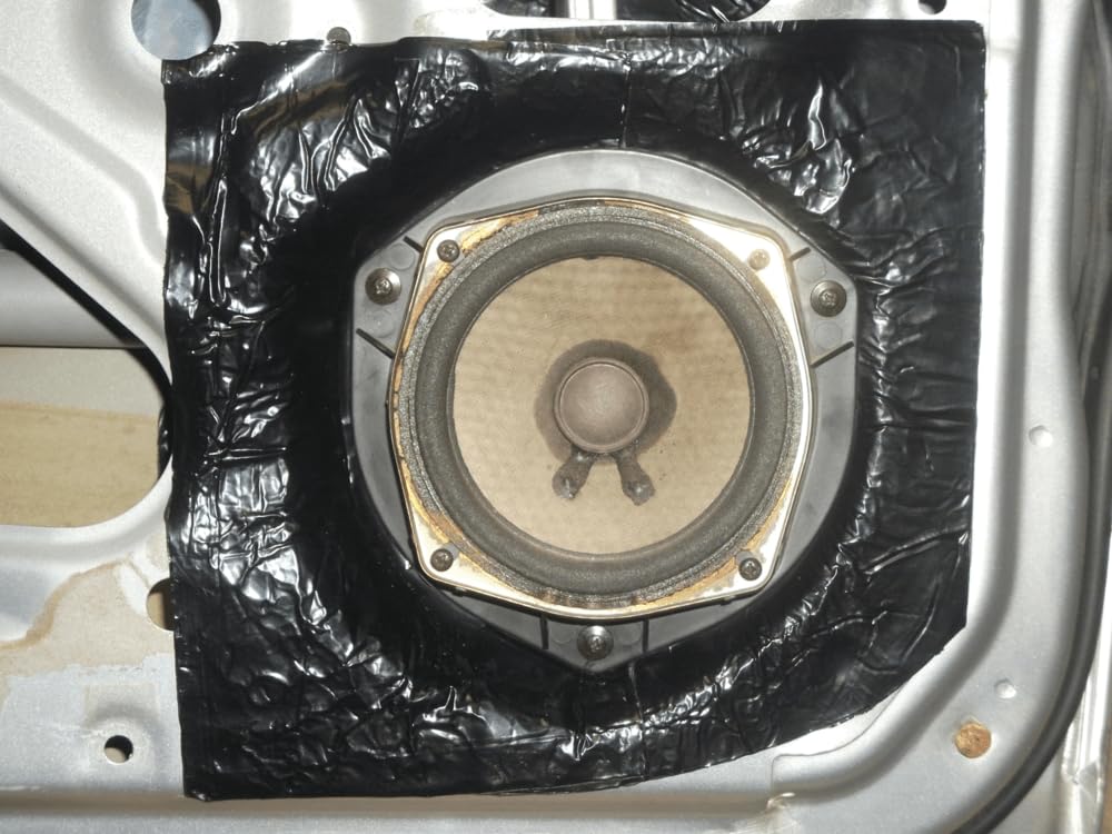 Hushmat 10110 Speaker Kit - 2 Sheets Of 10" X 10" Black Ultra Sound Deadening - 1.4 Square Feet