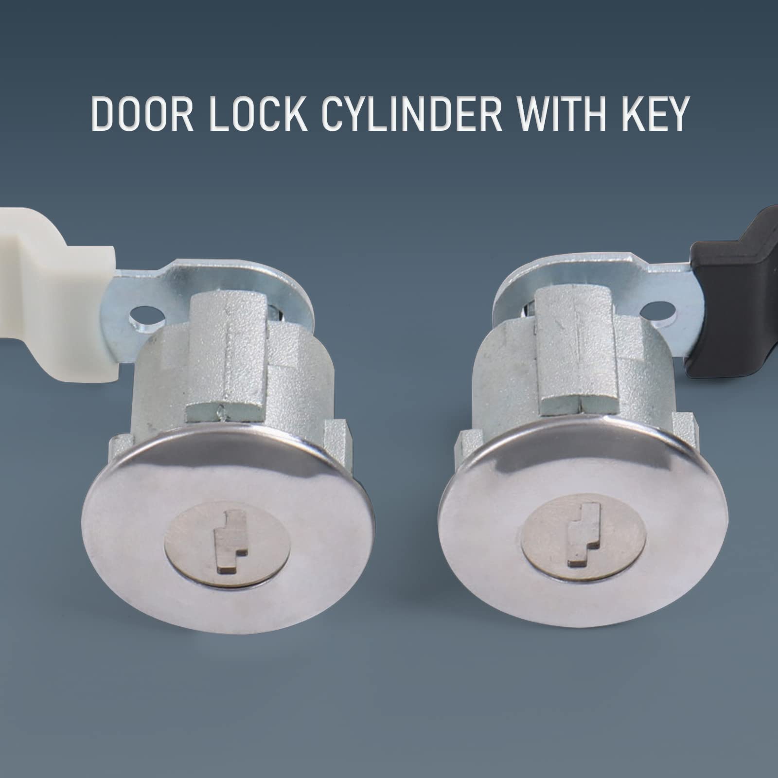 Dicmic Door Lock Cylinder With Key For 1997-2006 Ford E150 E250 E350 F150 F250 F350 Explorer Ranger Replace# Xl2Z7821990Ac, F87Z7821990Ba