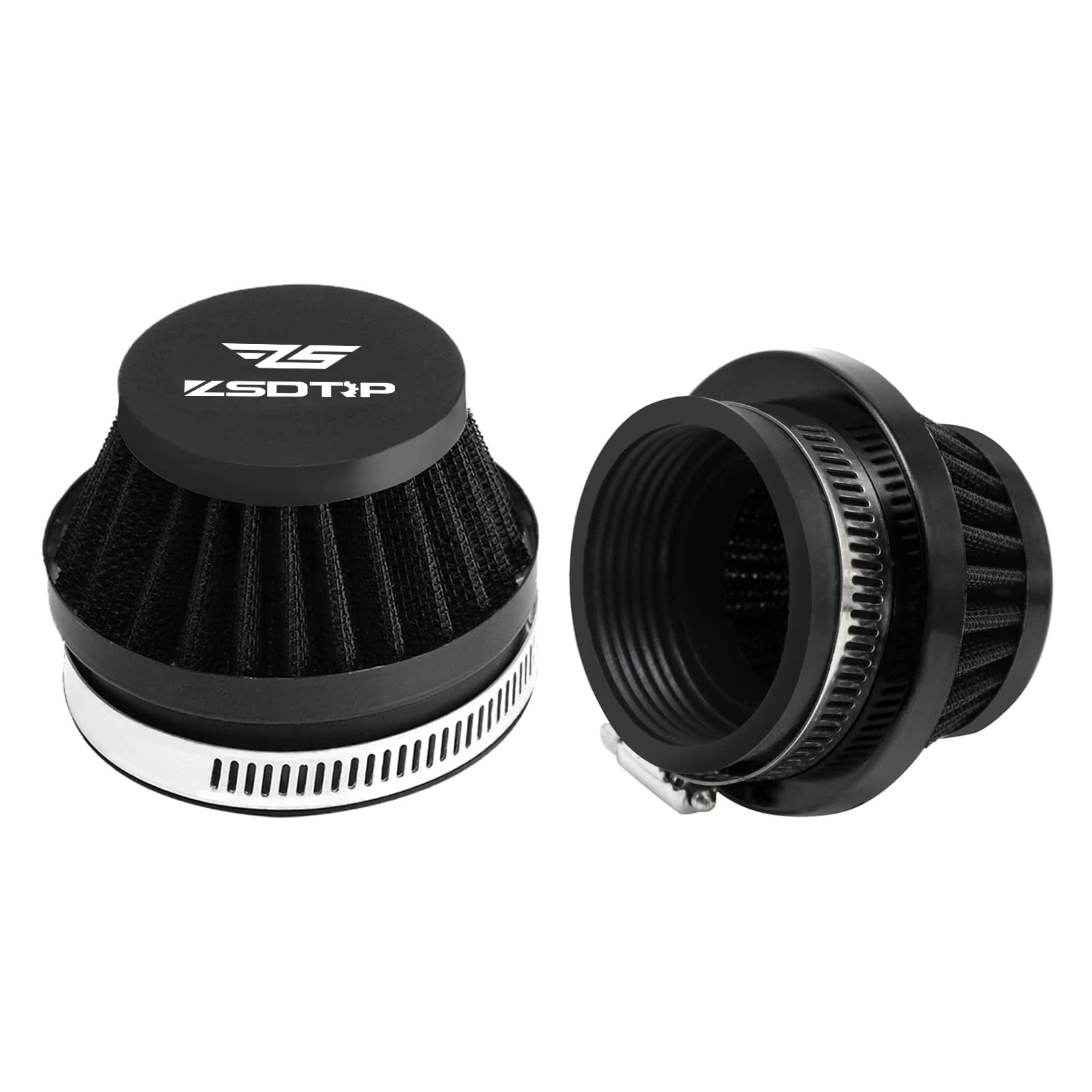 2Pcs Motorcycle 60Mm Air Intake Filter Universal Carburetor Air Filter Cleaner For Dirt Pit Atv Ssr Ttr Bike Breather Filter Fit