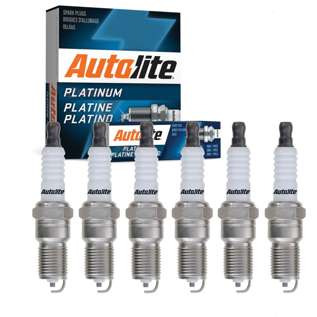 6 pc Autolite Platinum Spark Plugs compatible with Ford Ranger 3.0L V6 1991-2003