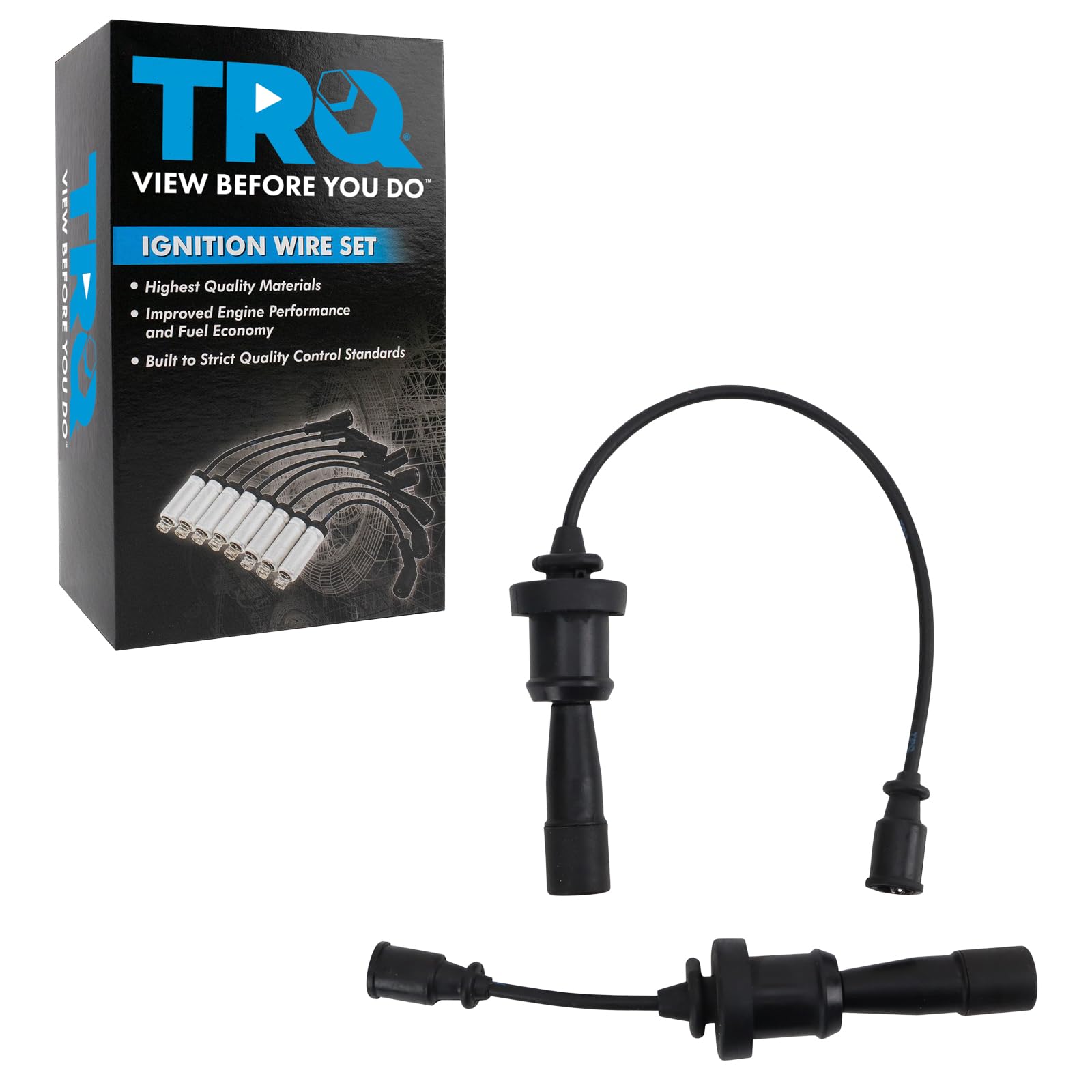 Trq Spark Plug Wire Set Compatible With 2003-2006 Mitsubishi Lancer