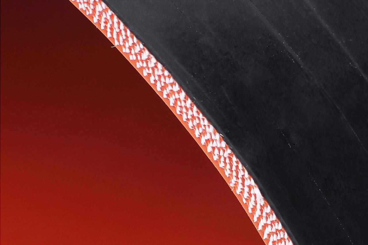 Hps Htsc-550-L6-Blk High Temperature 6-Ply Reinforced Silicone Coupler Hose, 25 Psi Maximum Pressure, 6'' Length, 5-1/2'' Id, Bl