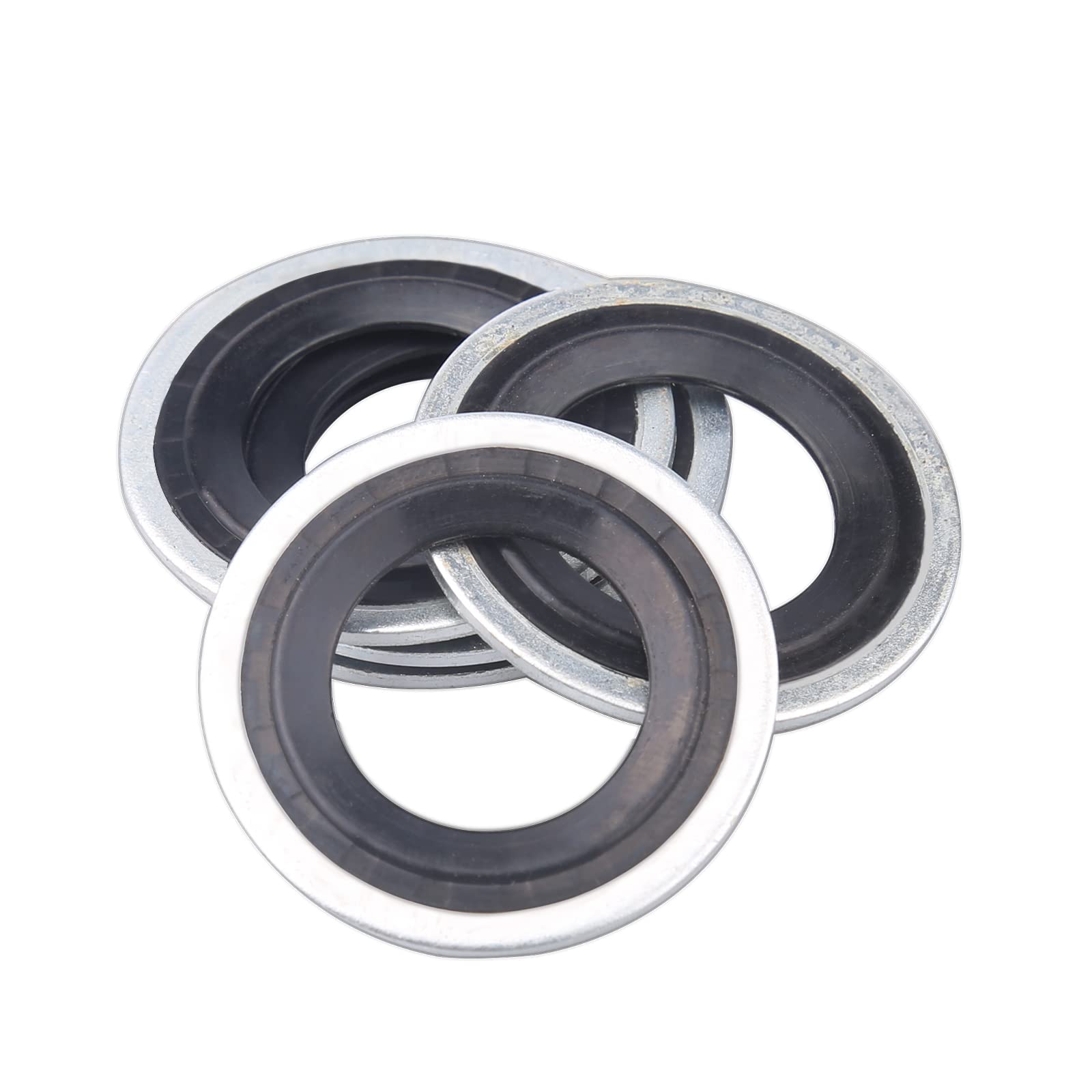 Air Conditioning Compressor Port Seal Washer Kit A/C Gasket Assortment 45 Pieces AC Compressor Washer Seals Bonded Seal Gasket A