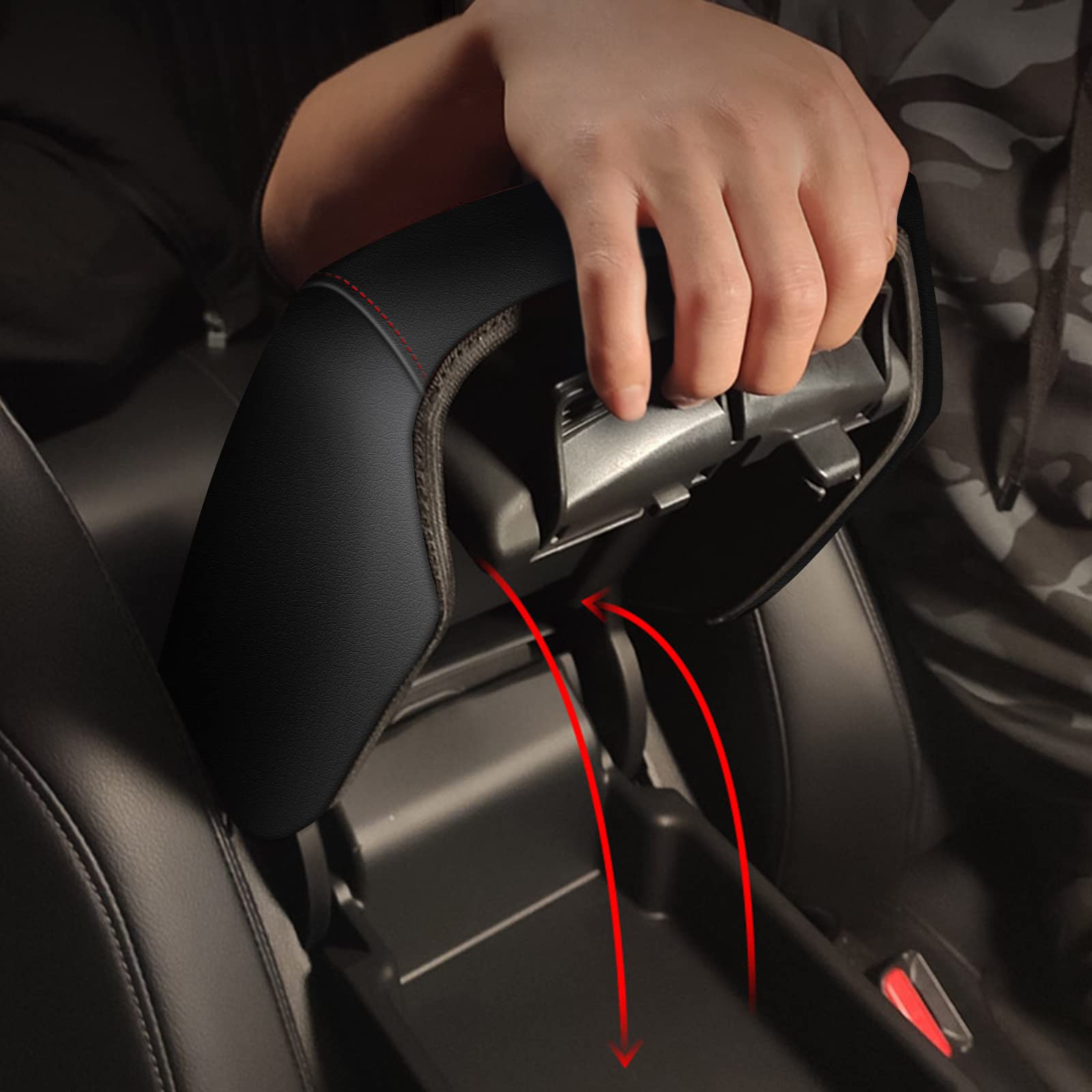 Aomsazto Center Console Armrest Covers For 2012 2013 2014 2015 2016 Honda Crv