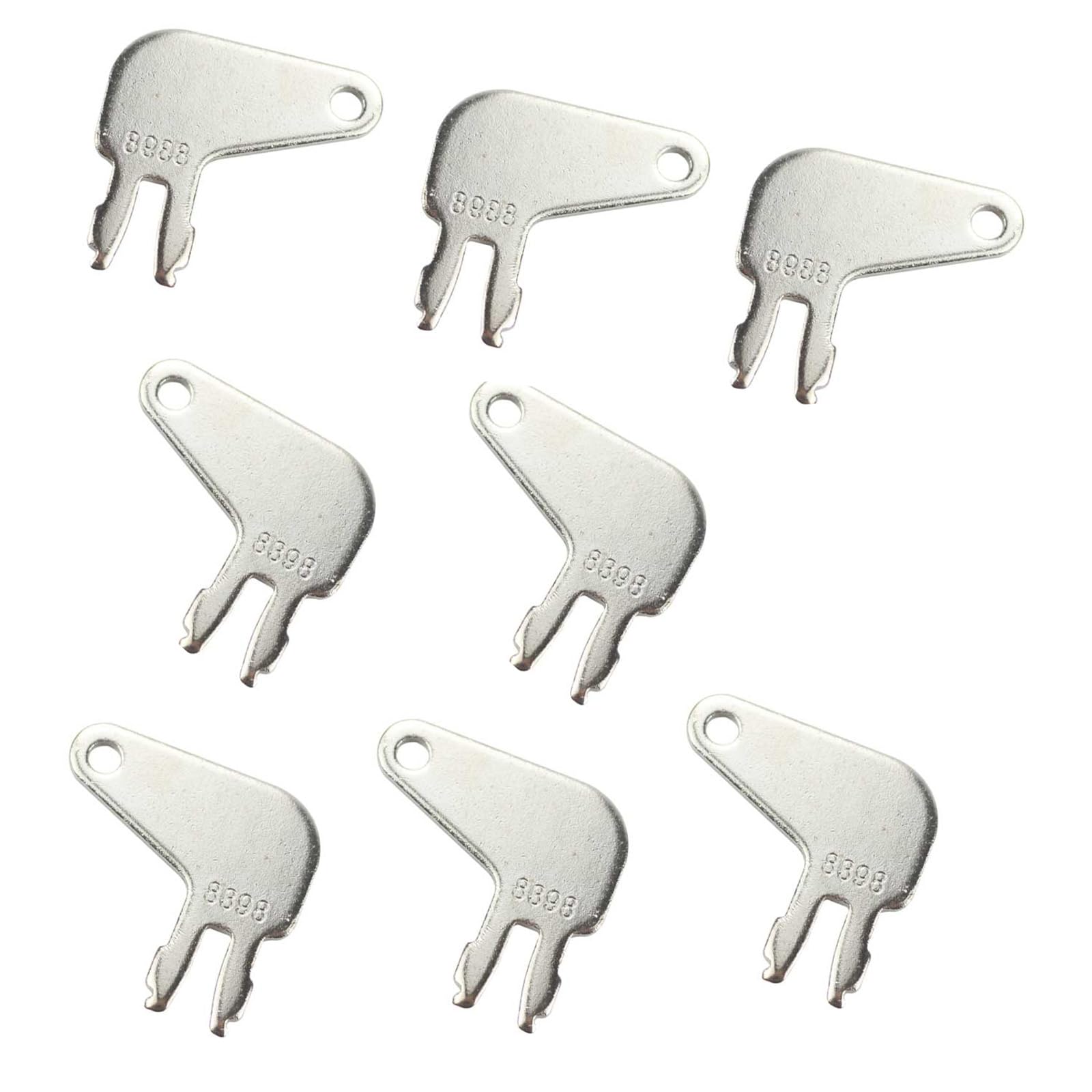 6Pcs 8H5306 Cat Disconnect Key 8398 Compatible With Cater-Pillar And Older Ignitions Battery Disconnect And Koma-Tsu Machines