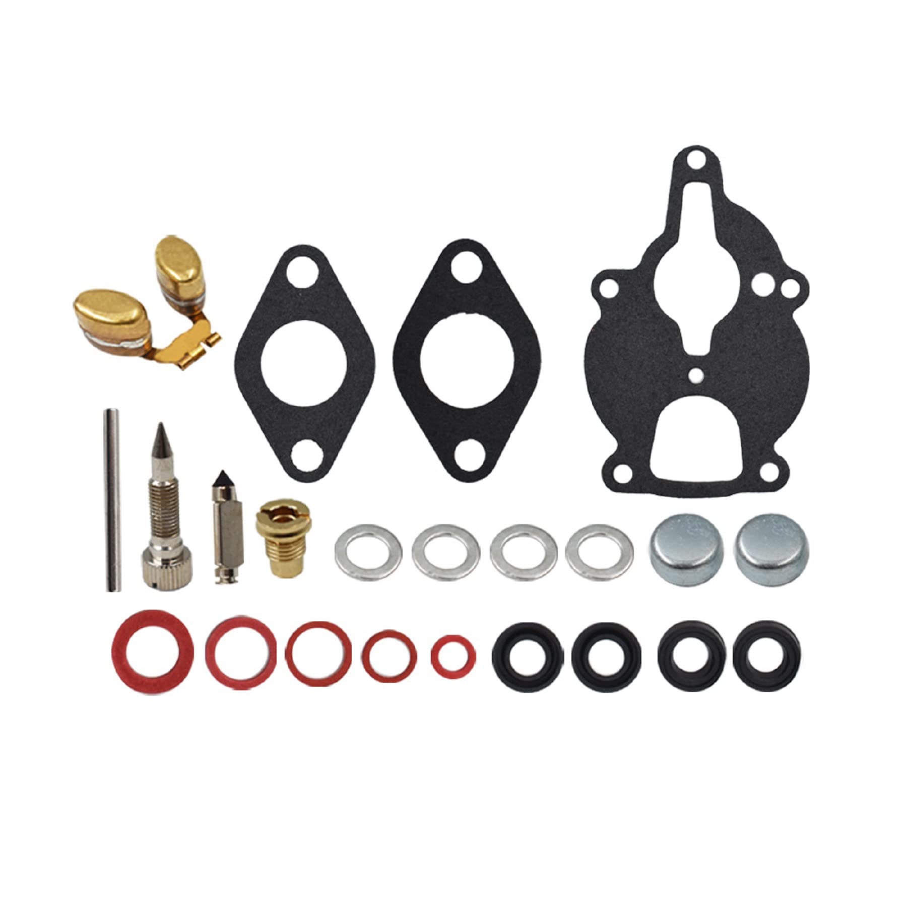 All-Carb Lq39 Carburetor Repair Kit Float Replacement For Clark Bobcat 632 722 732 Engine 1498 13805 G36 Wisconsin Vh4D Vhd Tjd
