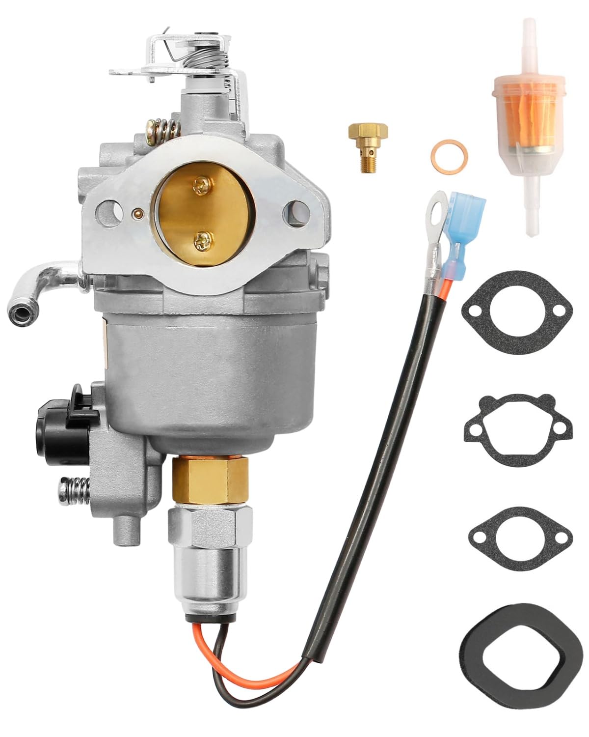 Carburetor Carb With Gaskets For Onan Cummins Generator & Microquiet 4000-Watt 4Kyfa26100 4Kyfa26100P 4Kyfa26100K Replace# A042P619, A041D736, 146-0785