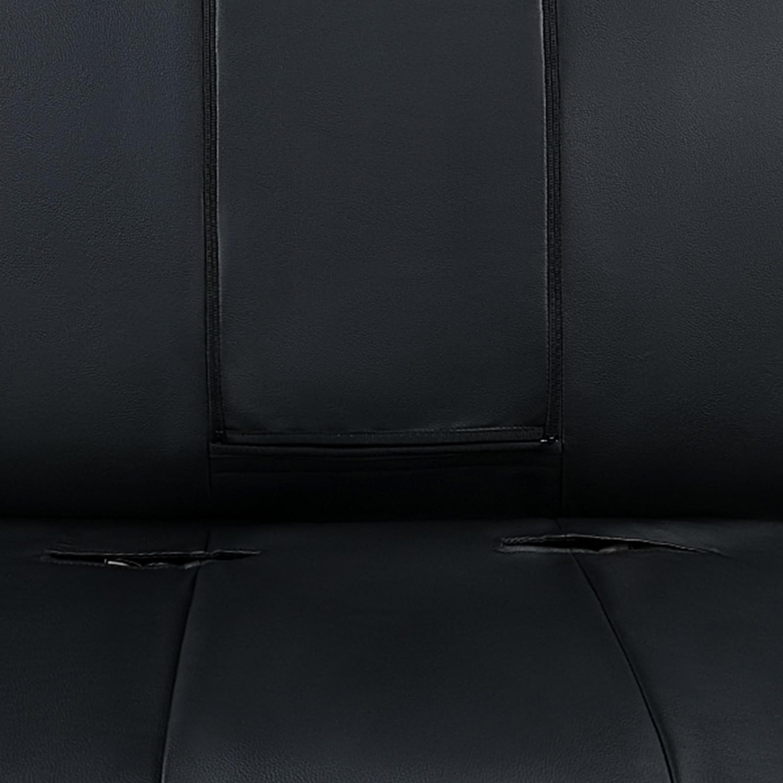 Flying Banner Neoprene Rear Bench car seat Covers car seat Protectors Split 40/60 60/40 (Cow Print & Black, Neoprene)