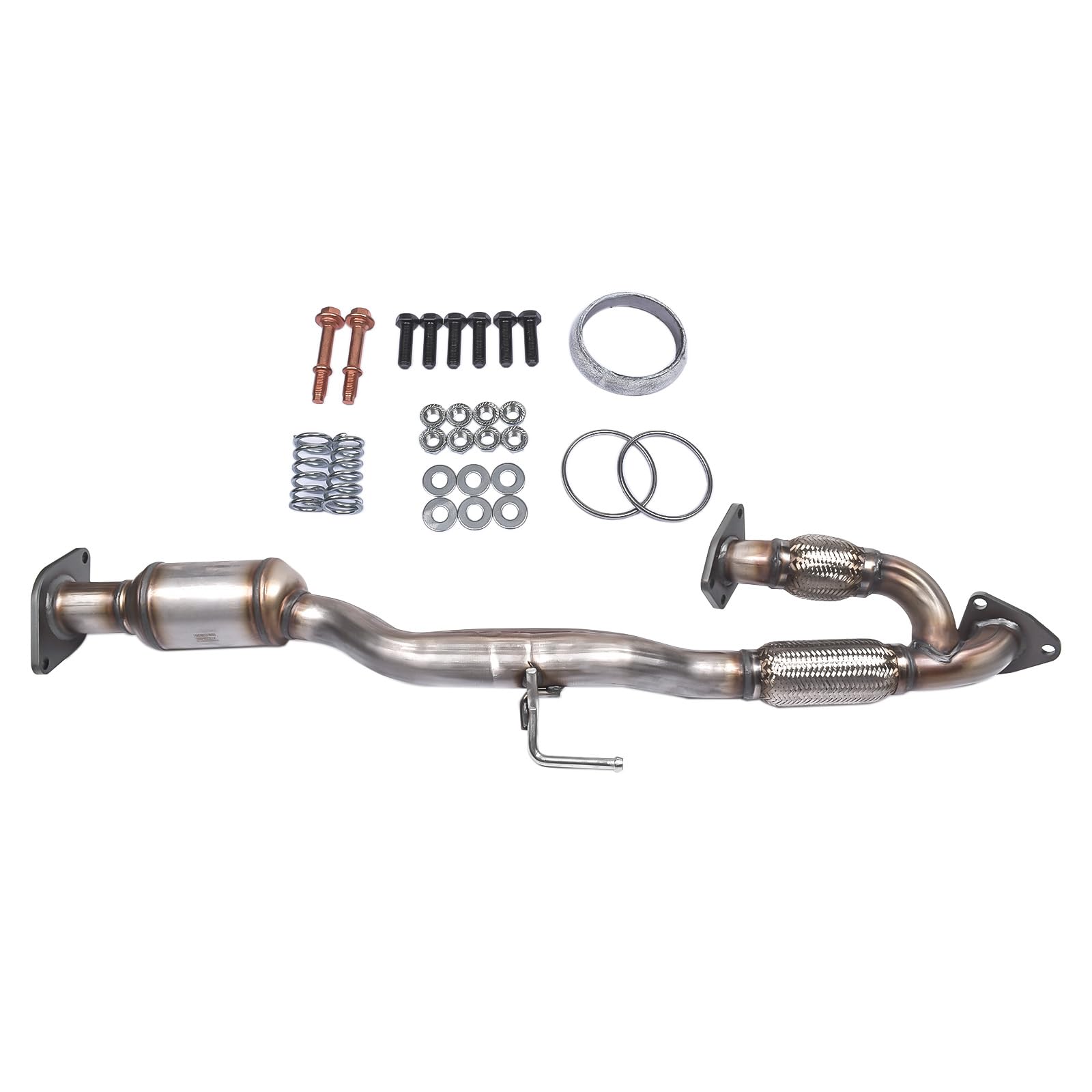 Woosphy Rear Catalytic Converter with Flex Pipe Replacement for Nissan Murano 2009-2014 Altima 2007-2013 Infiniti QX60 3.5L 2014