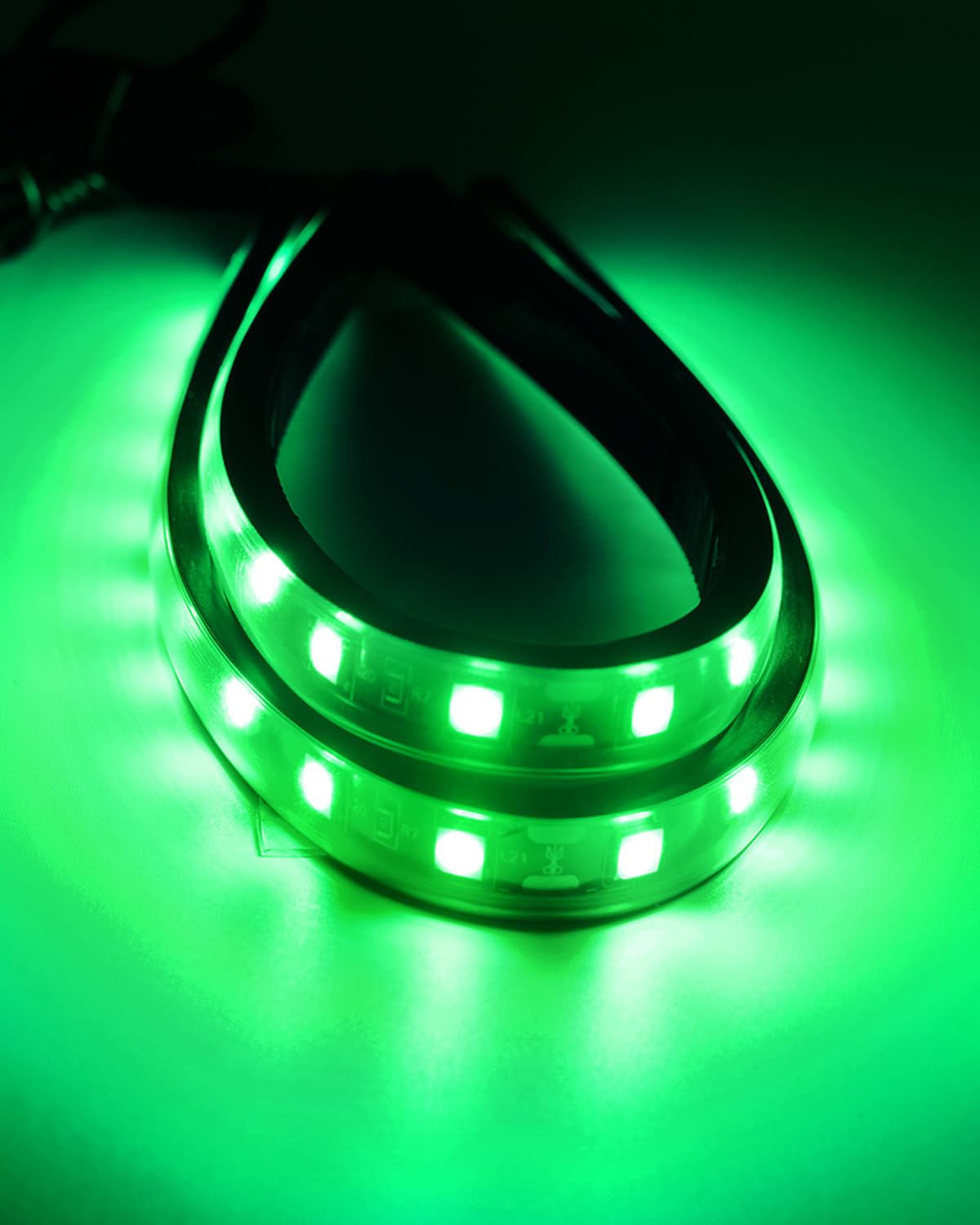 12V Led Light Strip 32Cm Waterproof Green Led Strip Lights For Cars Motorcycles Golf Cart Interior & Exterior Marine Boat 12V 50