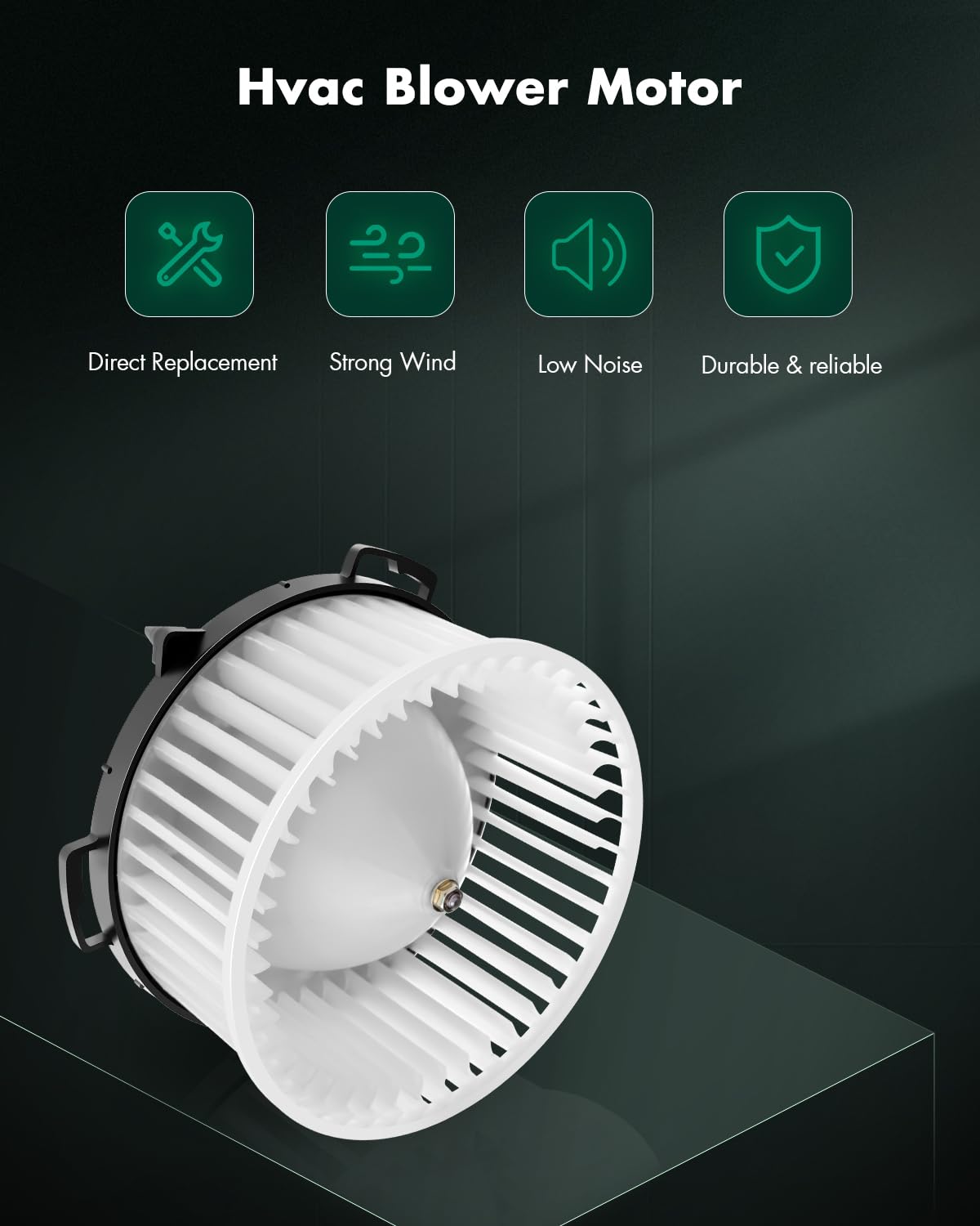 Scitoo Hvac Heater Blower Motor With Fan Cage Front 700094 For Mazda For 3 L4 2.0L 2004-2009,For Mazda For 3 L4 2.3L 2004-2009,F