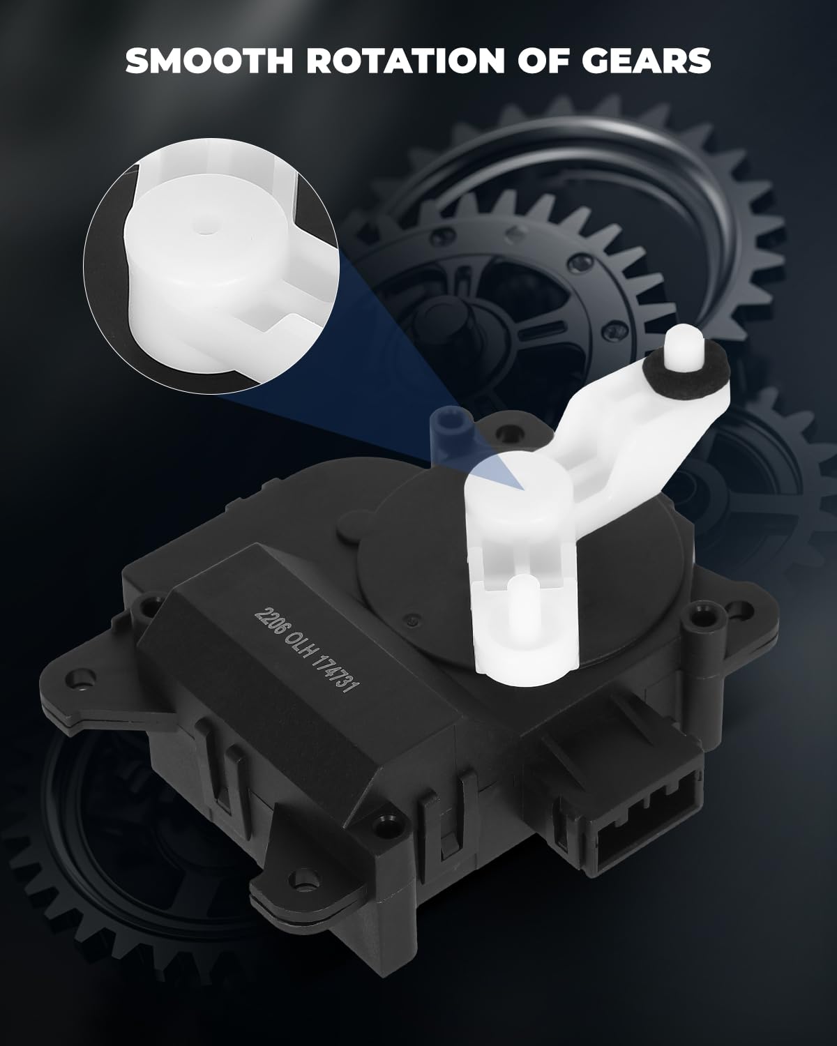 Lujuntec Blend Door Actuator Replaces 604-0885 Replacement For Honda For Odyssey 2005-2010,For Honda For Ridgeline 2006-2014, Ai