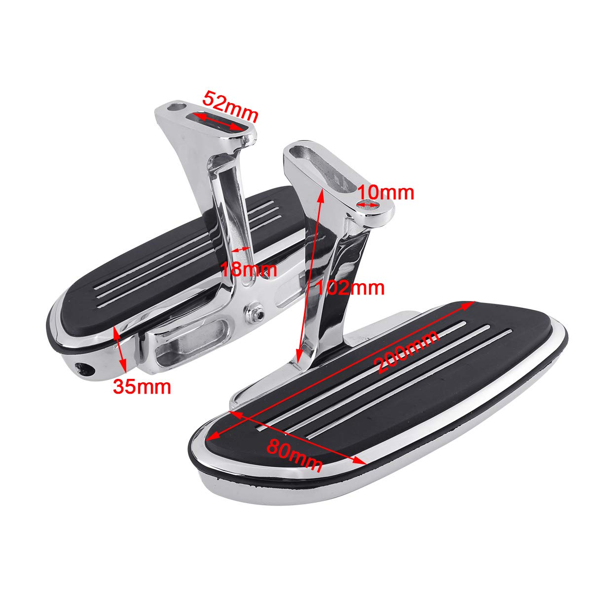Tcmt Passenger Floorboards Streamline Footboards Mount Bracket Kits Fit For Touring Models Cvo Road Glide Road King Street Glide