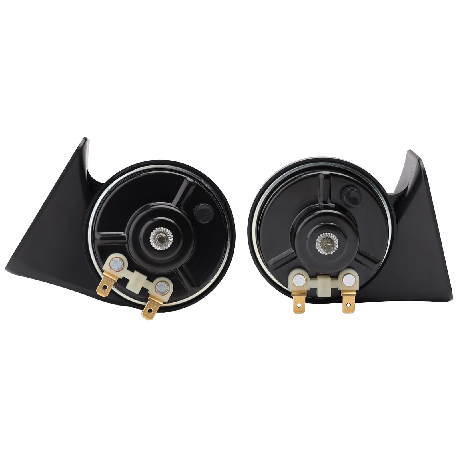 Banhao Car Horn Truck Horn 12V Horn Waterproof High Low Tone Universal Fit Super Loud Electric Snail Kit Replacement