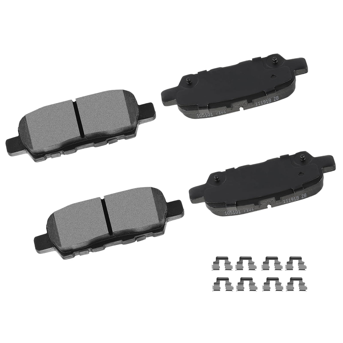 Cciyu D1393 Ceramic Rear Disc Brake Pad Set Fit For Infiniti,For Nissan,For Suzuki,4Pcs