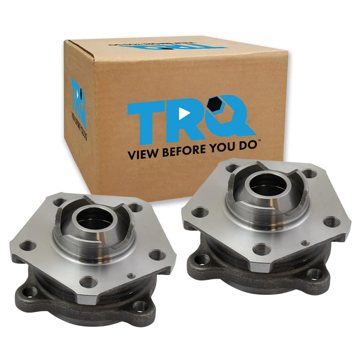 Trq Front Wheel Hub Bearings Assembly Set Compatible With 2017-2019 Audi A4 A4 Allroad 2018-2019 A5 Sportback Q5 Q7 S4 S5 S5 Spo
