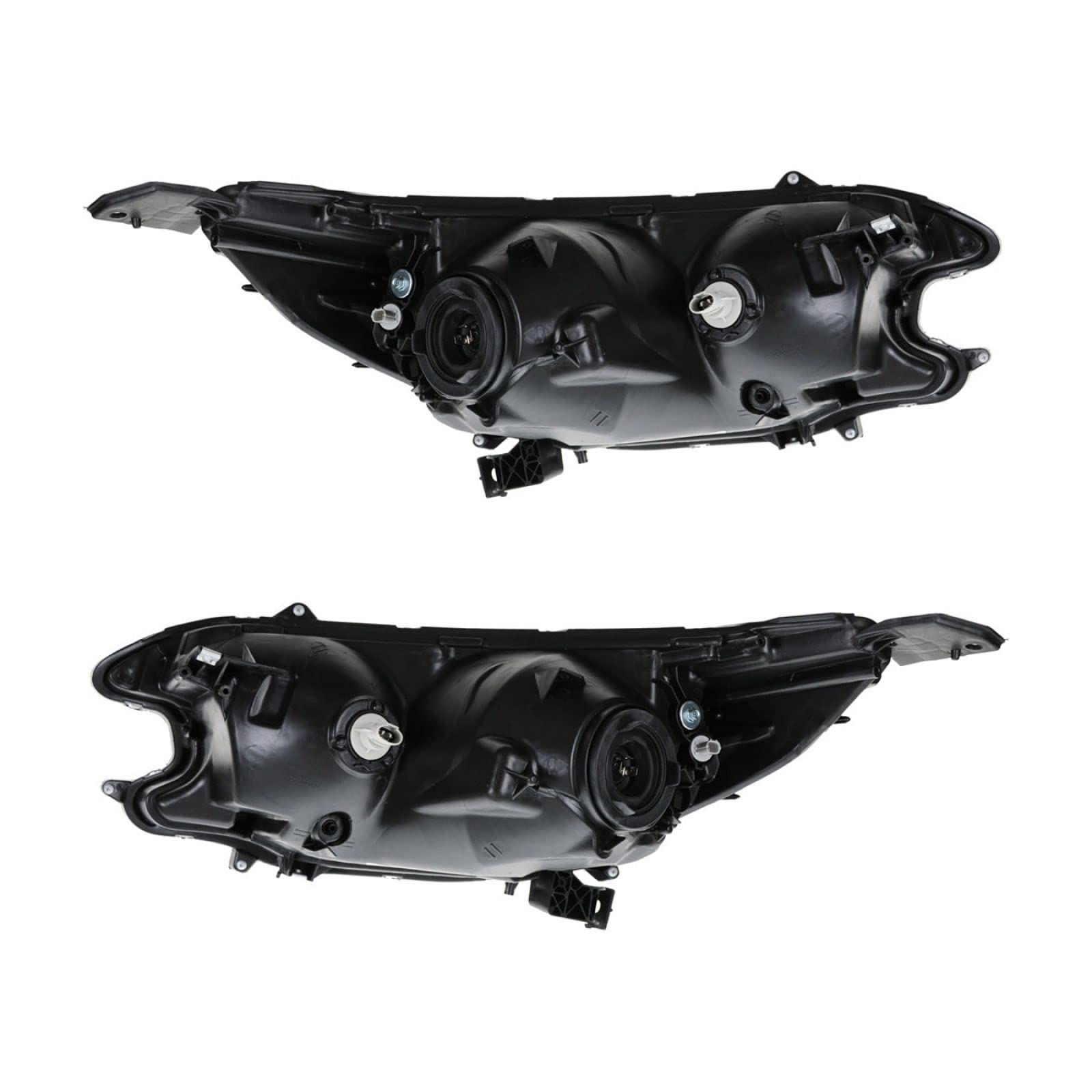 Trq Driver & Passenger Side Headlight Assembly Set Headlights Driver & Passenger Side Compatible With 2012-2014 Honda Cr-V Ho250