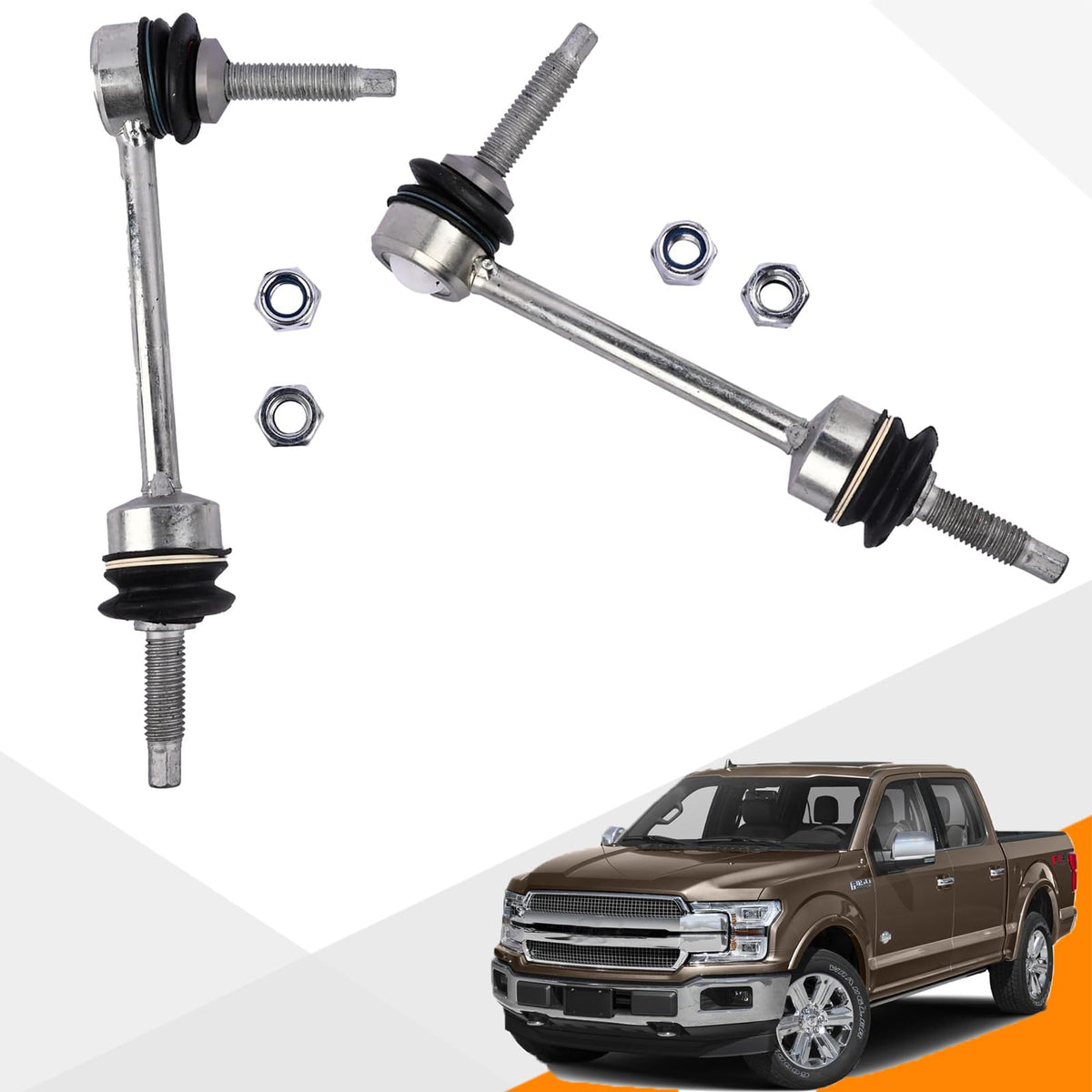 K750396 (Set of 2) Rear Sway Bar Stabilizer Link Compatible for 2009-2018 Do-dge Ram 1500, 2019-2023 Ram 1500 Classic(w/DS Body 