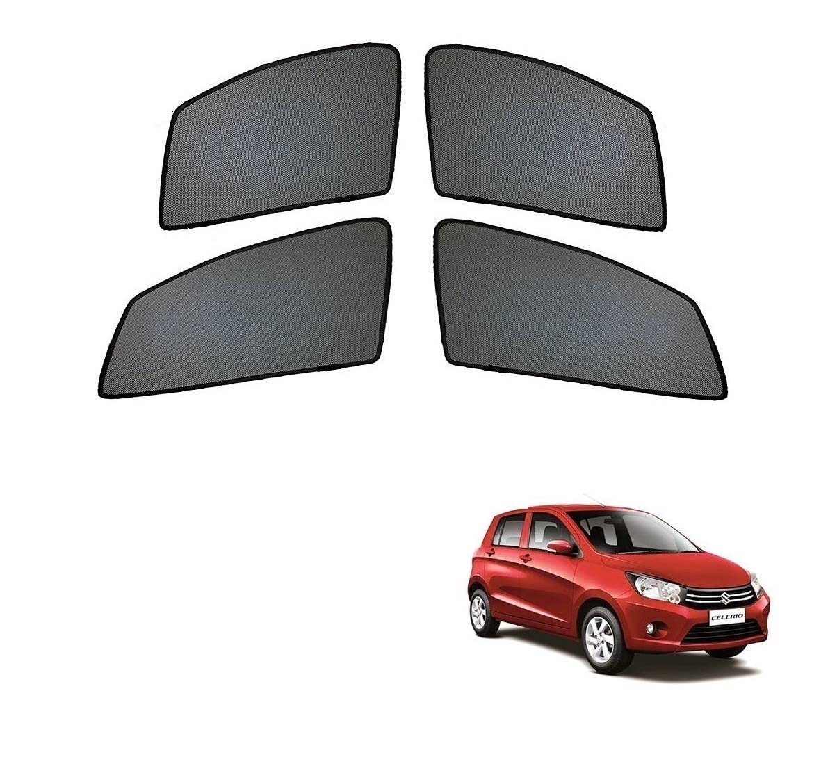 Kozdiko Half Magnetic Car Sunshades Black Colour for Maruti Suzuki Celerio
