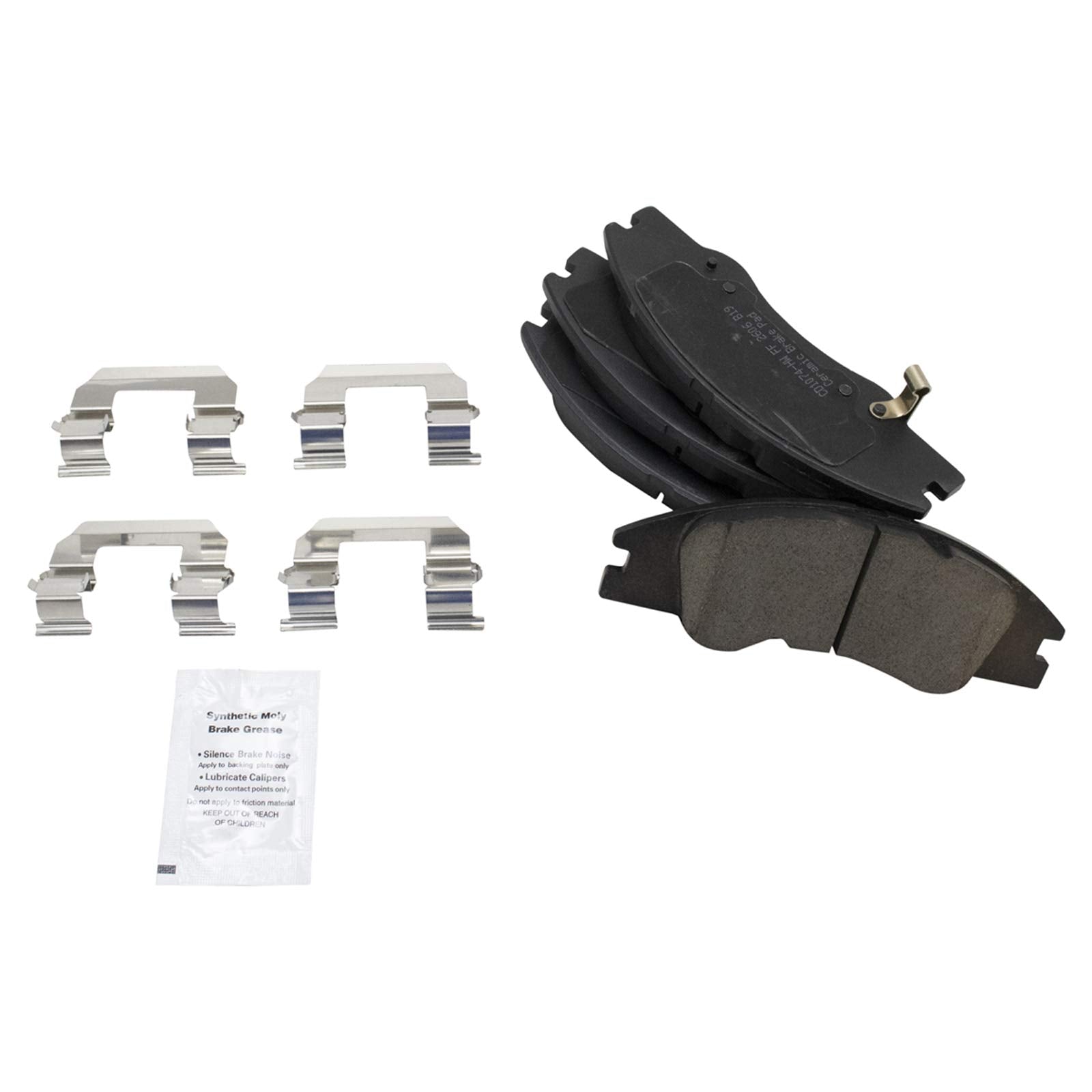 TRQ Front Brake Pads Ceramic Compatible with 2004-2009 Kia Spectra 2005-2009 Spectra5