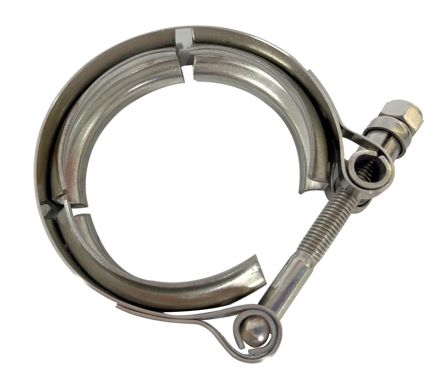 Elifecenter Stainless Steel 2.5'' 2-1/2 Inch Exhaust V band Clamp (No Flange)