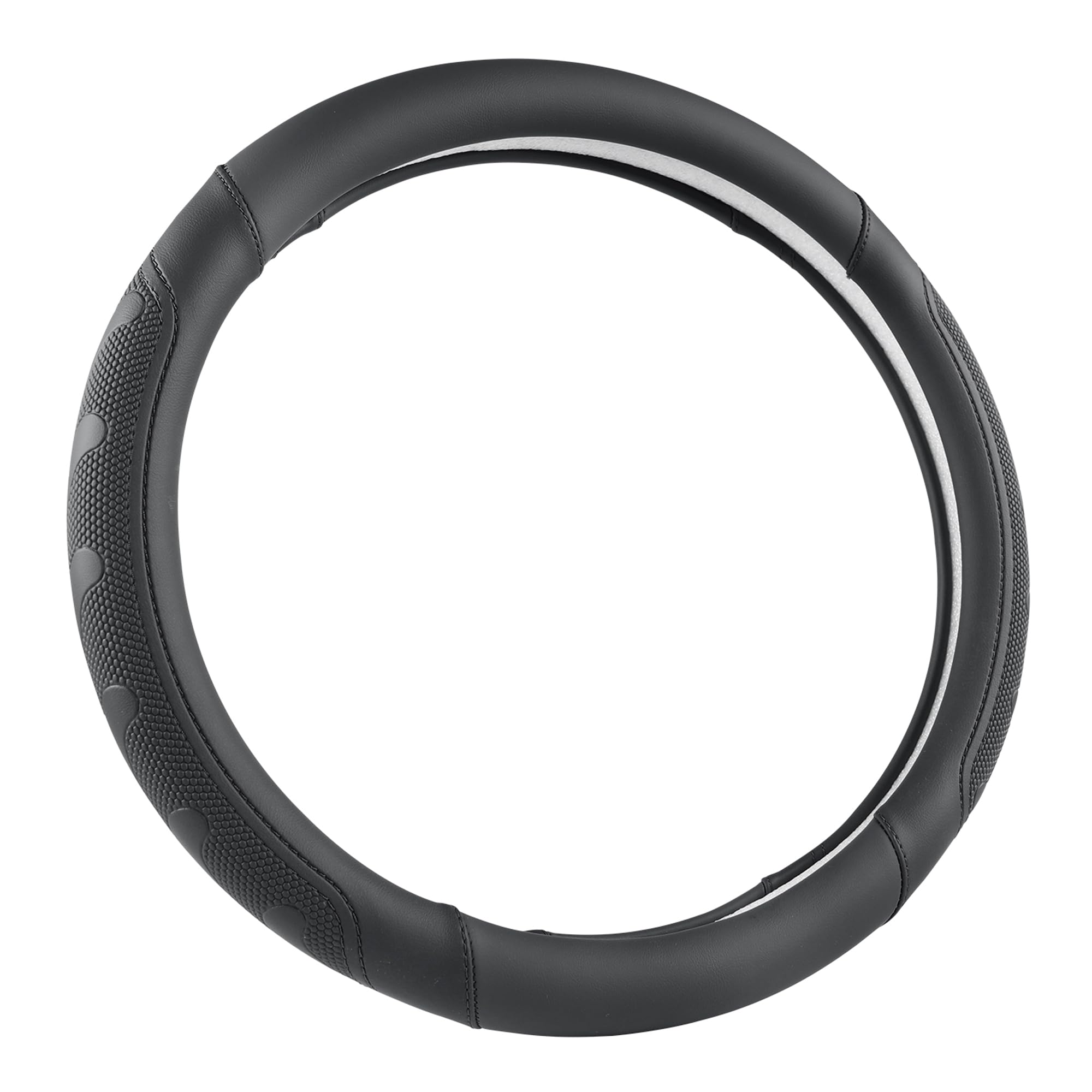 Giant Panda Car Steering Wheel Cover For Toyota Rav4,Camry,Highlander,Corolla,Prius,Tacoma,Standard Size - Black