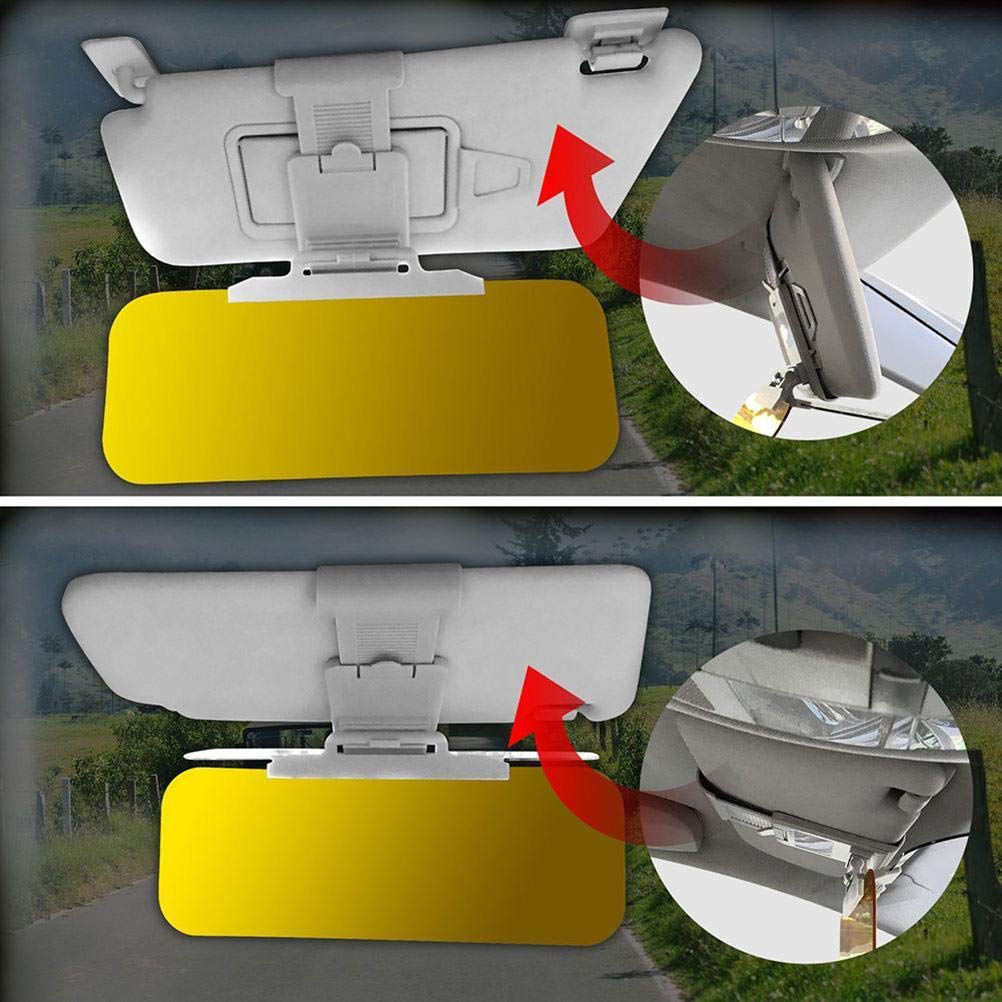 Car Visor Extender, 2 In 1 Anti Glare Visor Hd Car Sun Visor For Day Night Driving Car Visor Sun Blocker Adjustable Car Sunshade And Night Vision Visor Extender (1)