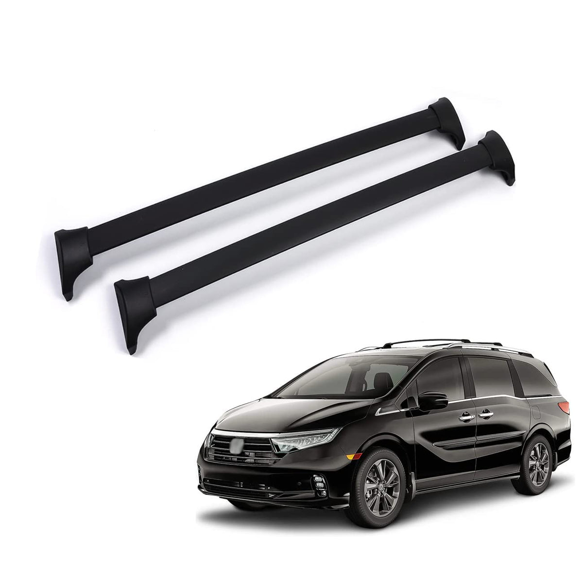 ALAVENTE Roof Rack Cross Bars Compatible with Honda Odyssey 2018 2019 2020 2021 2022 Adjustable Car Luggage Rack Cargo Bar ABS C