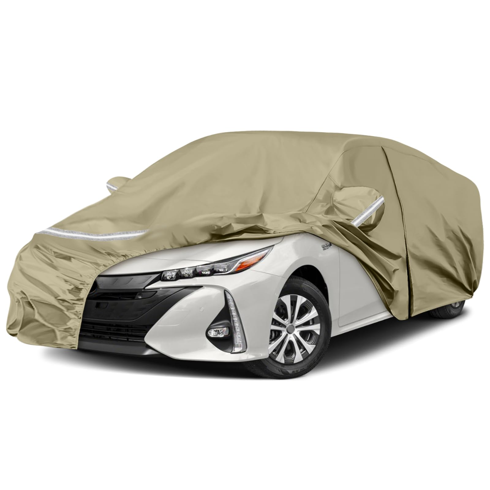 Waterproof Car Covers Replace for 2004-2025 Toyota Prius, Multilayer Heavy Duty with Cotton Liner All Weather Custom-fit Car Cov