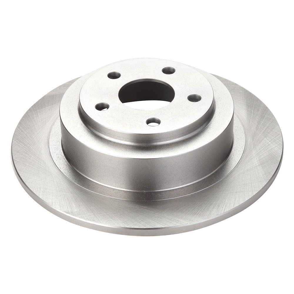Trq Rear Brake Rotors Set Solid Compatible With 2003-2006 Subaru Baja 2000-2004 Legacy Outback