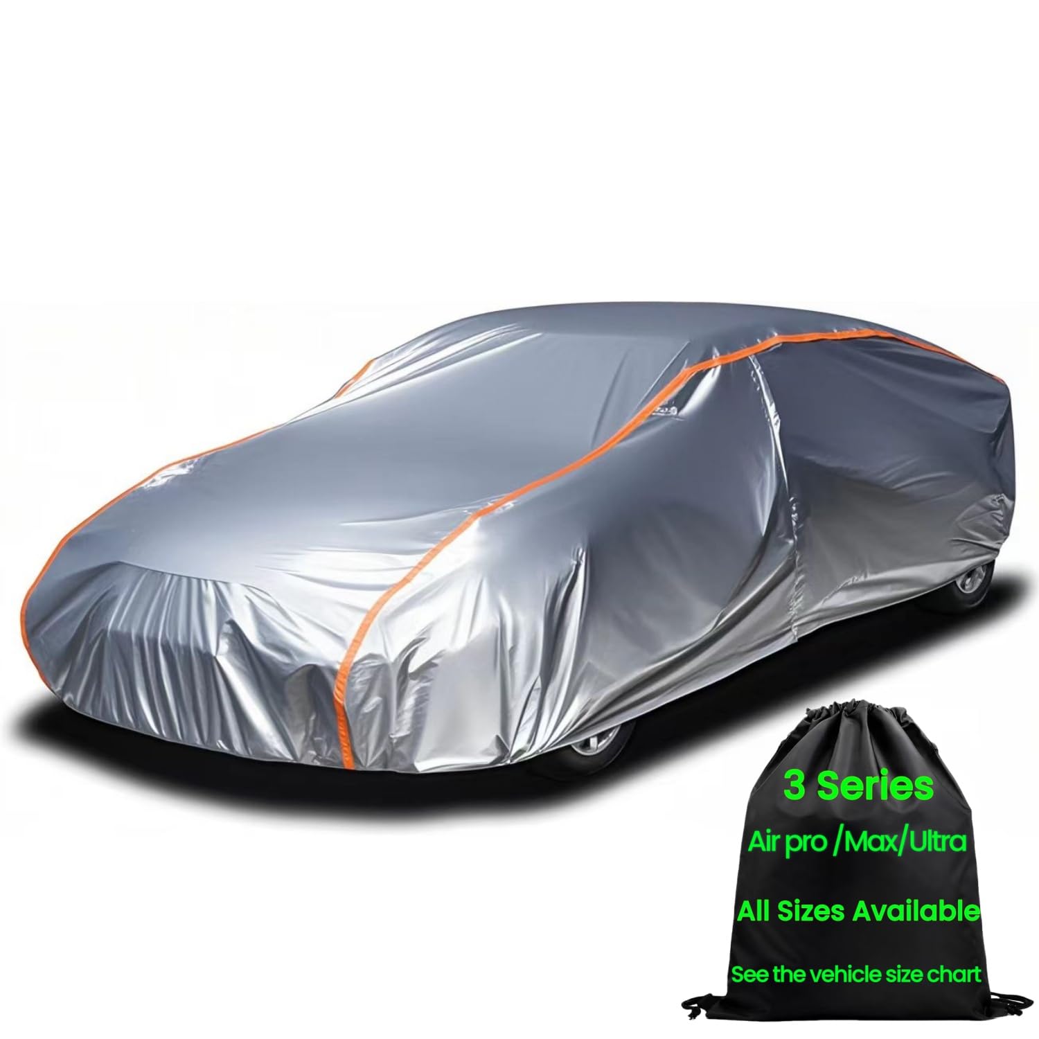 Anitant Large Sedan Car Cover Waterproof All Weather Carpa Para Carro Outdoor Car Cover For Automobiles Scratch Free Cotton Fit