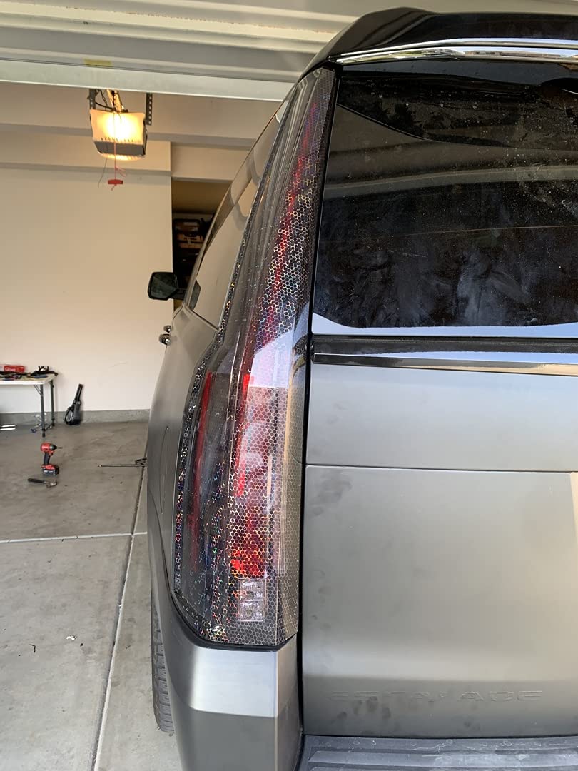 Vvivid Extra-Wide Headlight Taillight Vinyl Tint Wrap 16 Inch X 60 Inch Roll (Hex+ Light Smoke)