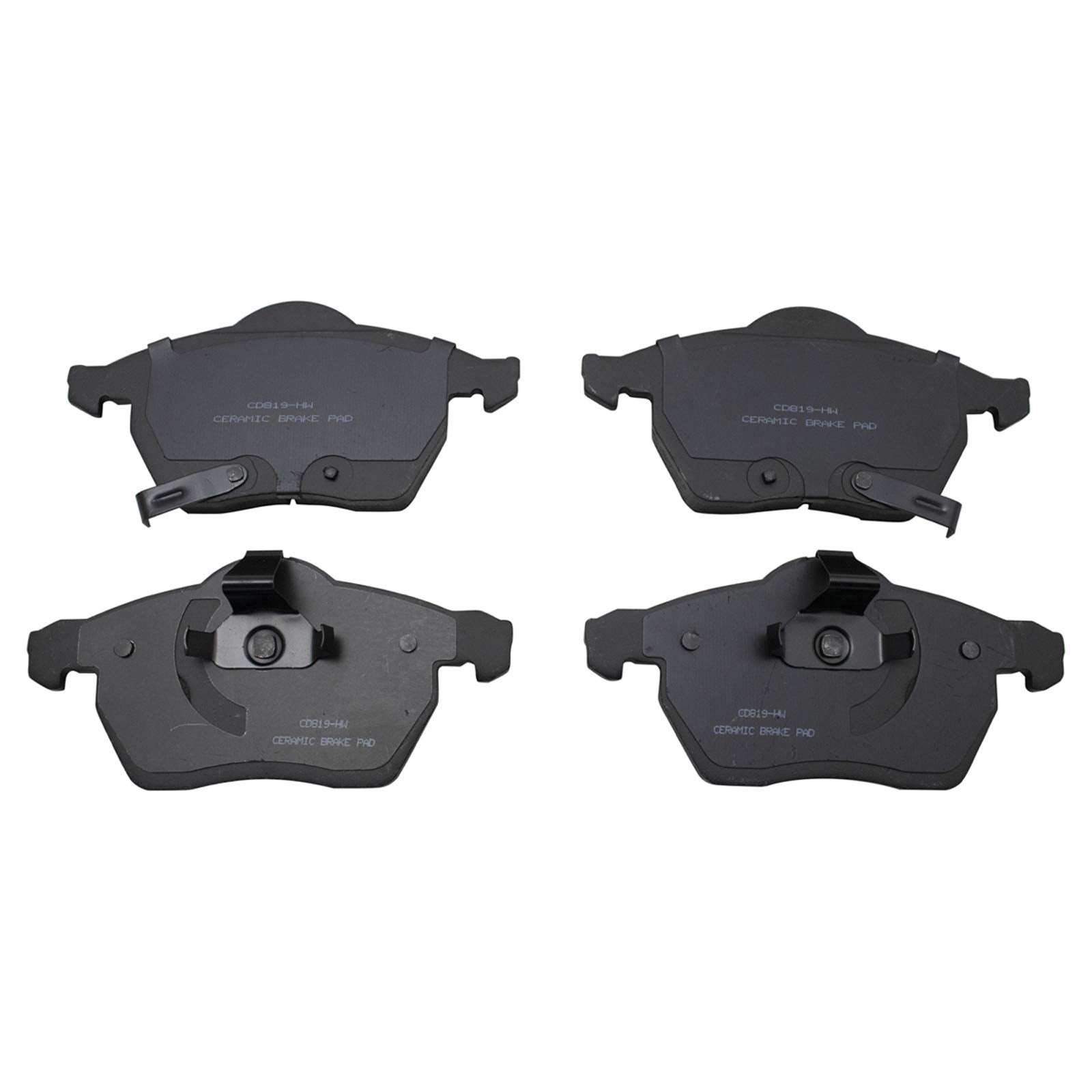 TRQ Front Brake Pads Ceramic Compatible with 1999-2003 Saab 9-3 1999-2005 9-5 2001-2002 Saturn L100 2001-2003 L200 2001-2005 L30