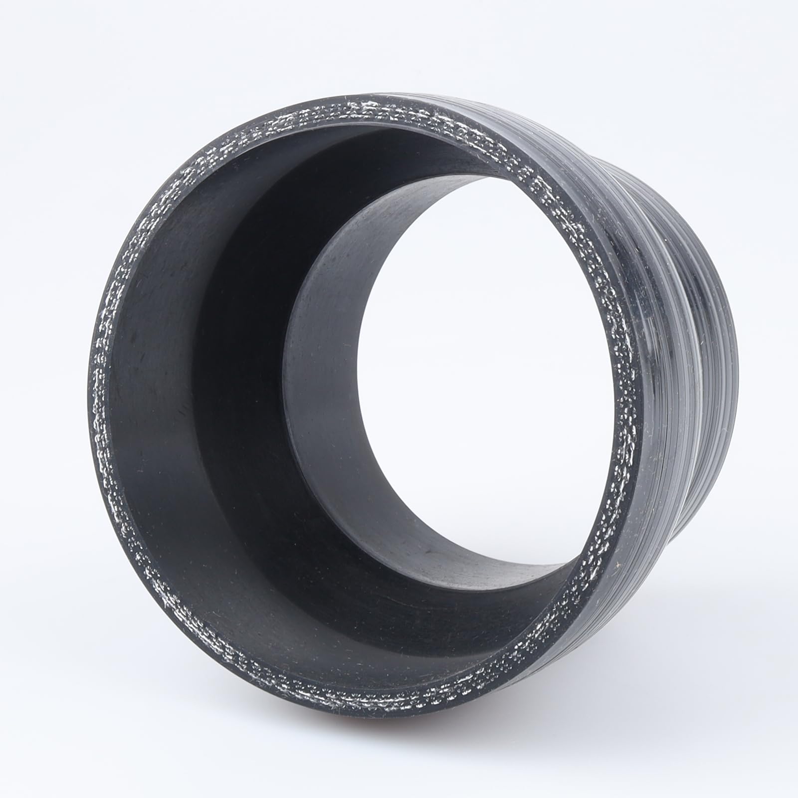 Ac Performance Id 4'' To 3.15'' (102Mm To 80Mm) Silicone Hose Straight Reducer 4-Ply Reinforced Black, 3'' Length