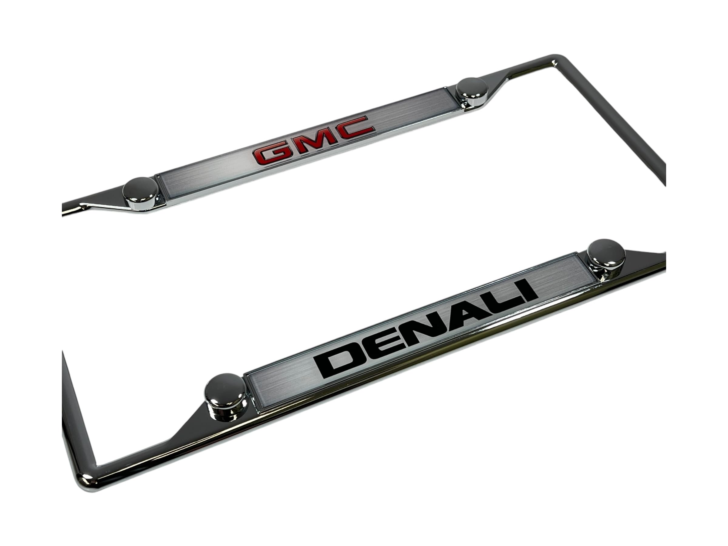 Eurosport Daytona - Compatible with GMC Denali License Plate Frame