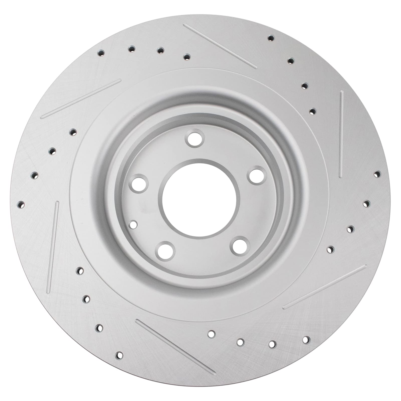 Trq Rear Performance Brake Rotors Set Premium G-Coated Compatible With 2016-2023 Mazda Cx-9