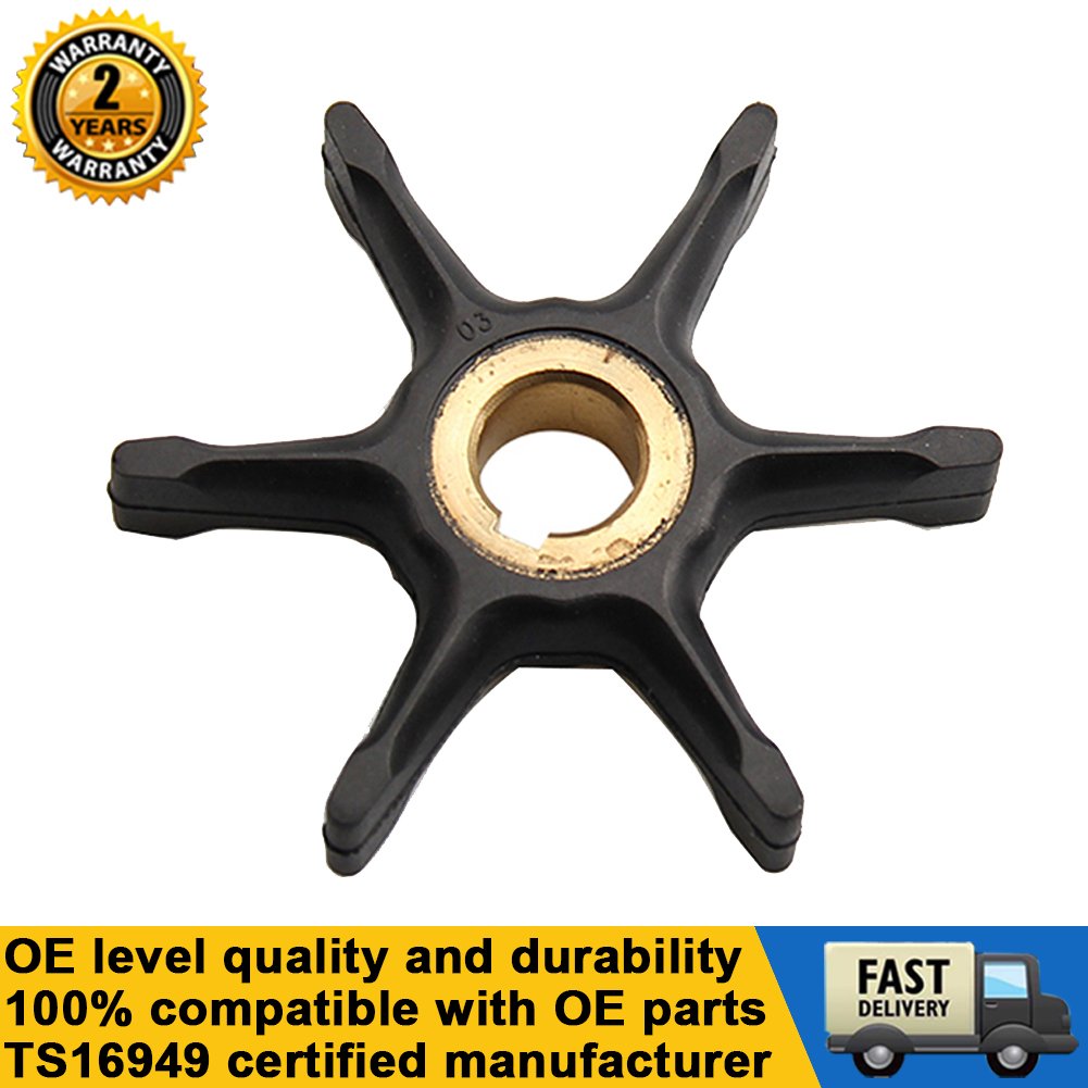 big-autoparts Water Pump Impeller for Johnson & Evinrude 10 hp 15 hp 18 hp 20 hp 25 hp Motor Compatible 47-00586 375638 775518 M