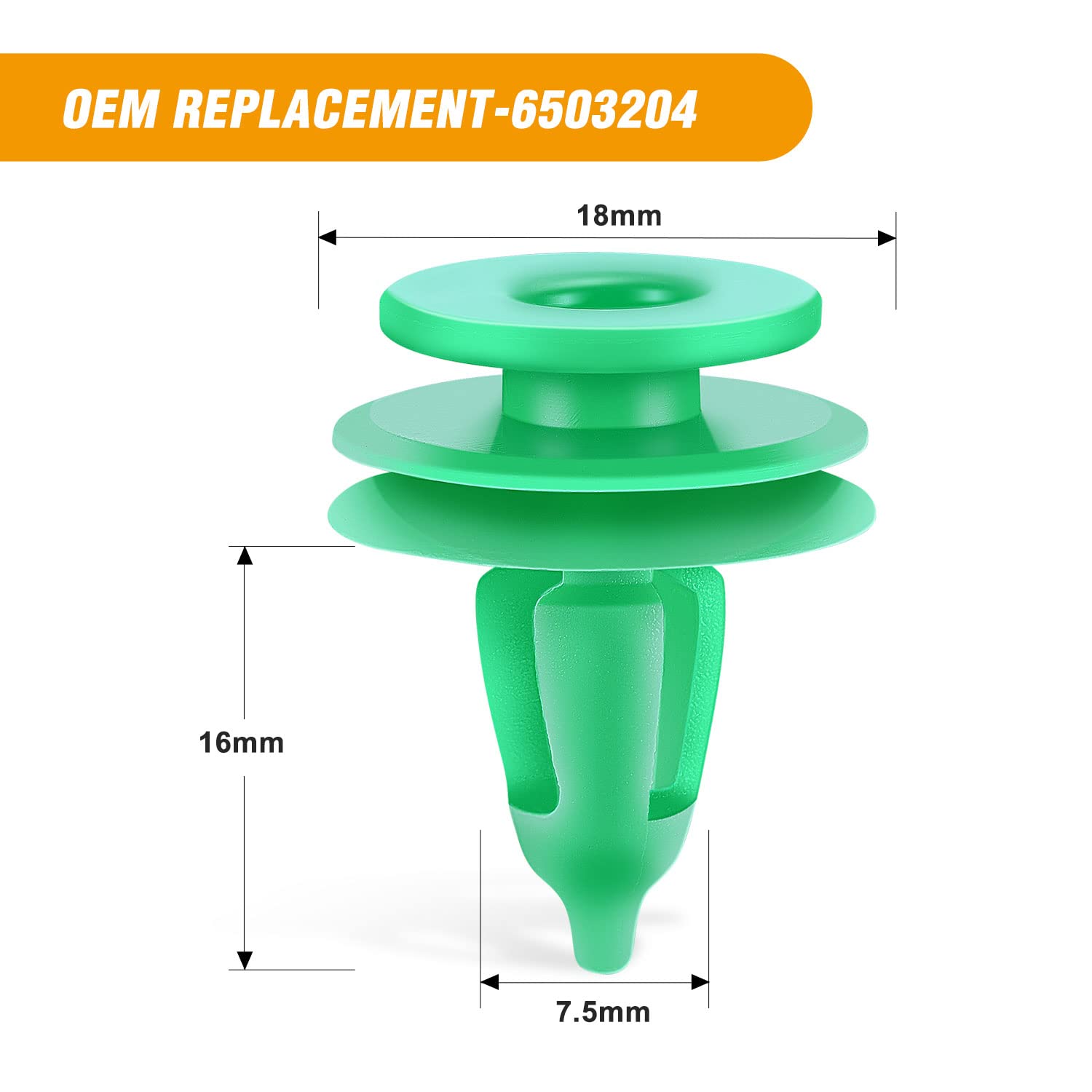 Gooacc 100Pcs Door Panel Retainer Clips Replacement For Jeep Grand Cherokee Chrysler Cirrus Voyager Dodge Grand Caravan Stratus,