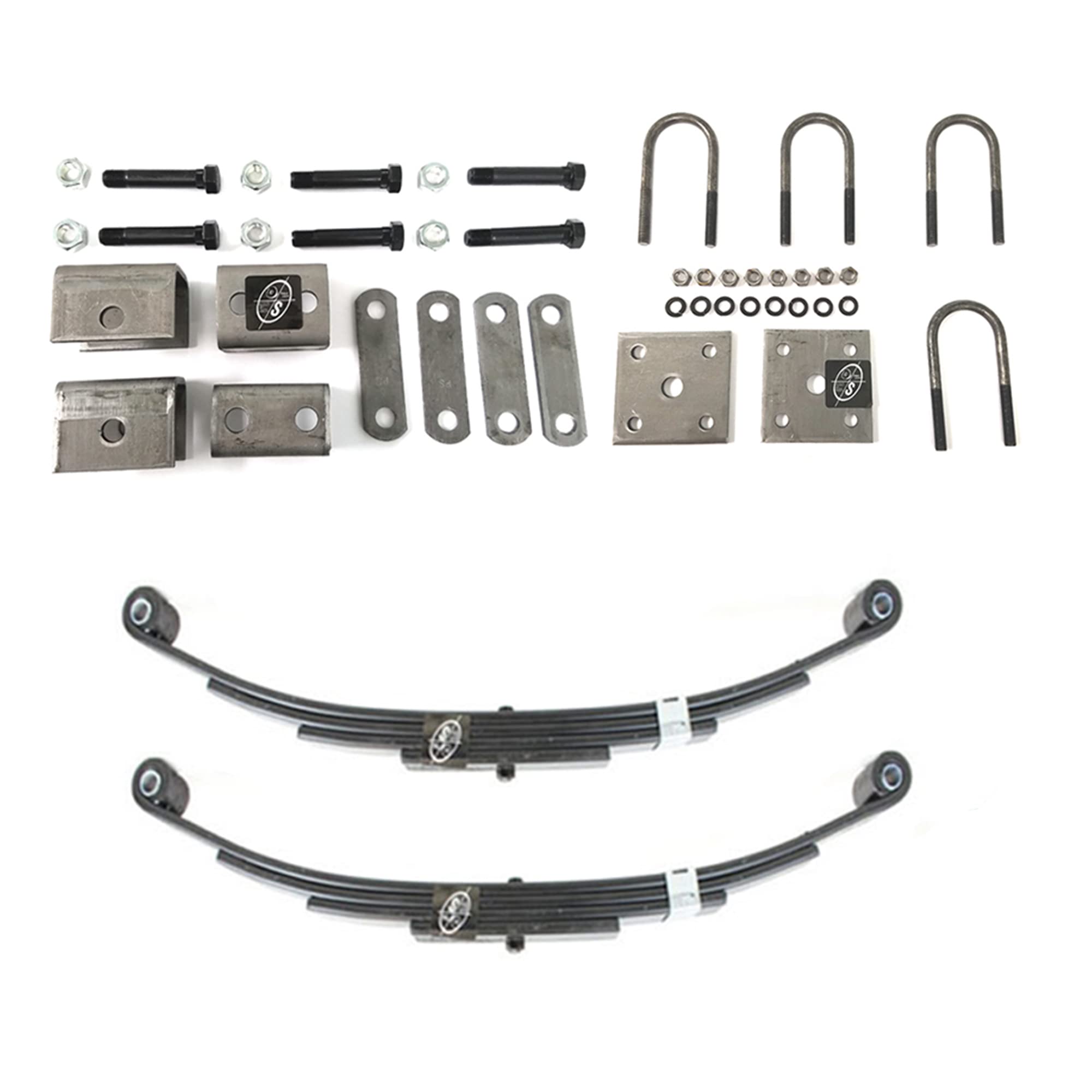 SOUTHWEST WHEEL Heavy Duty 3,500 lbs. Trailer Axle Suspension Kit Incl. Leaf Springs, Hanger & U-Bolt kit