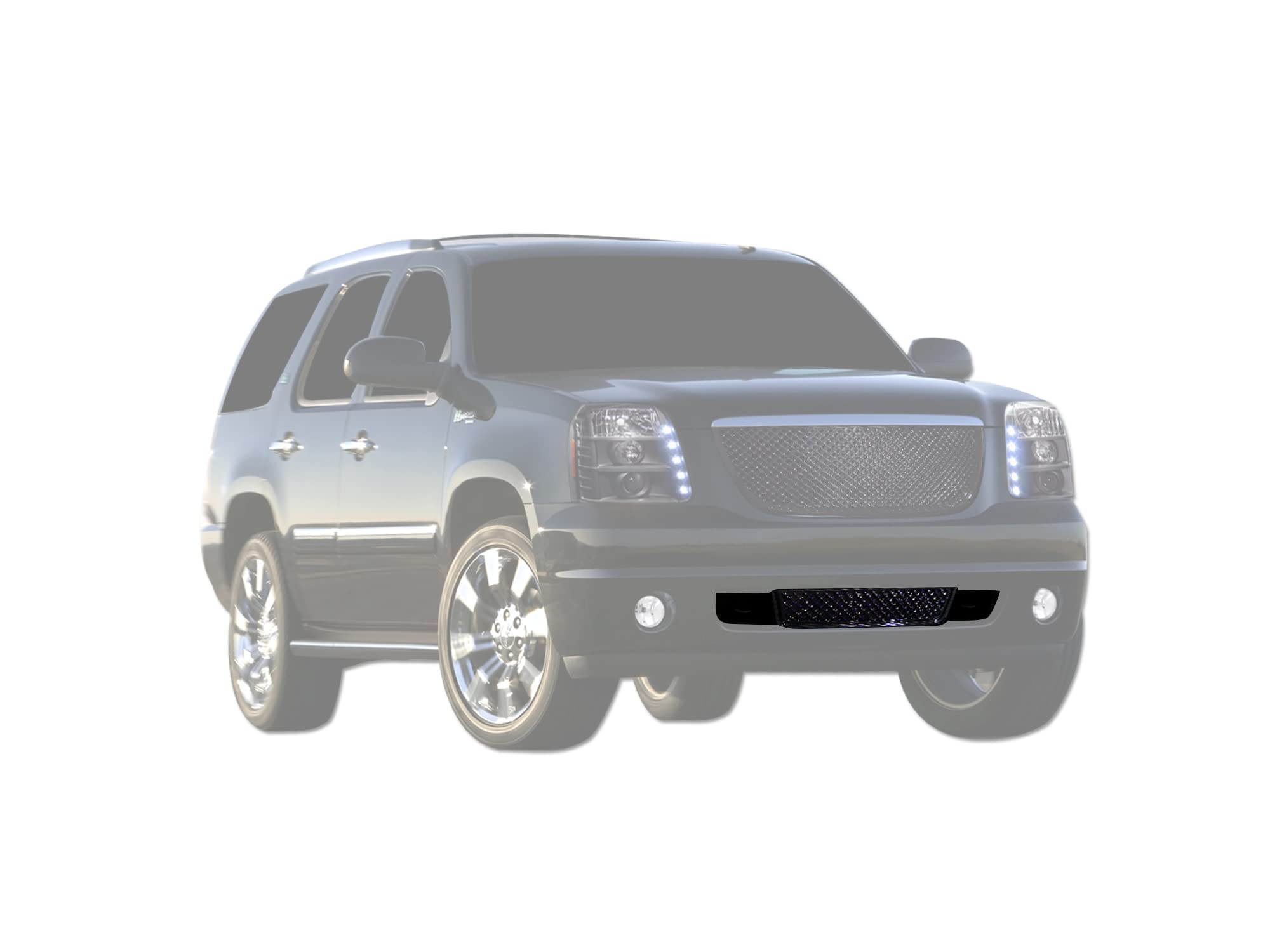 Armordillo 2007-2014 Gmc Yukon Mesh Grille Gloss Black