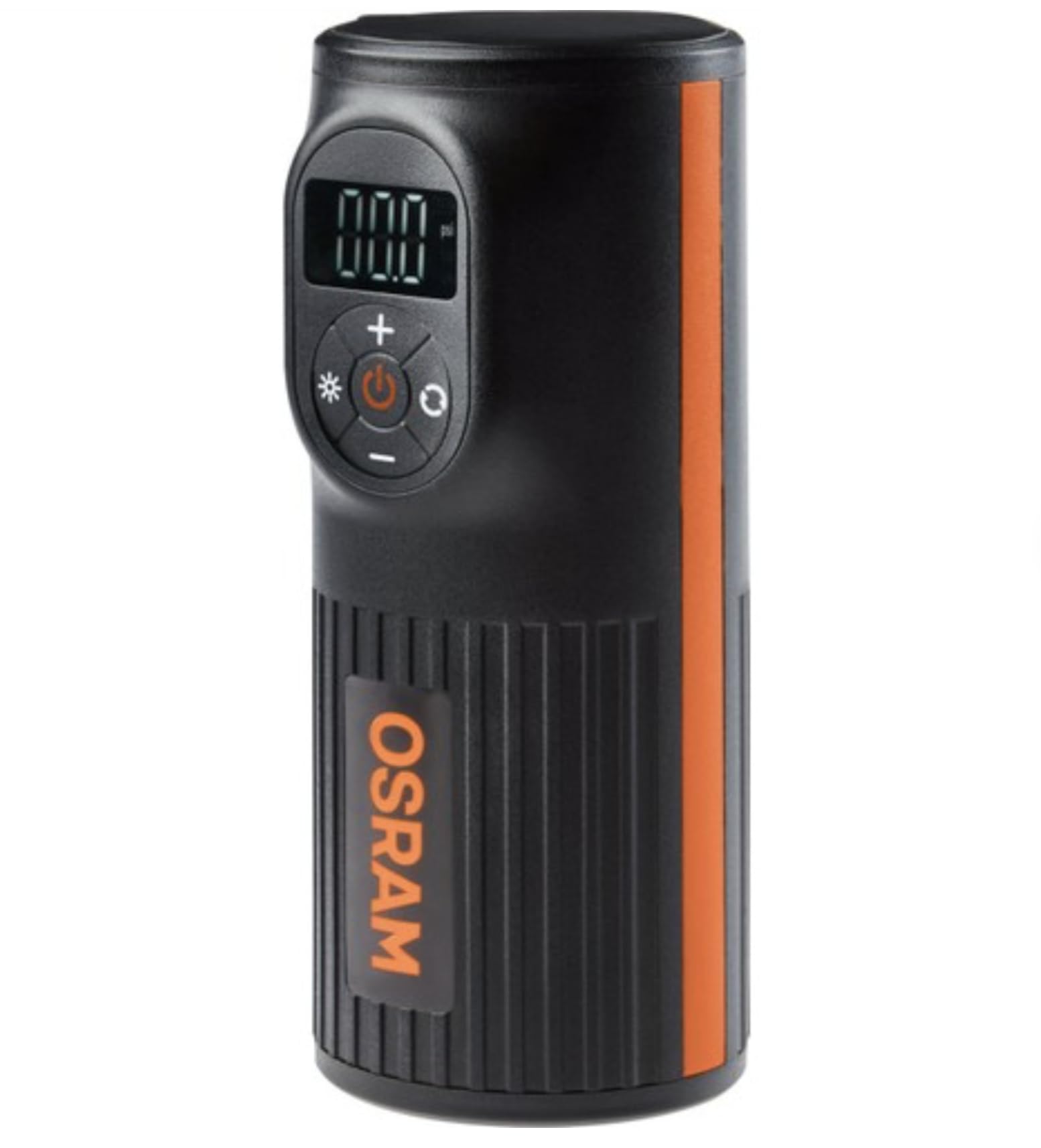 Osram Otir2000 Tyreinflate 2000 Compact Pump With Led Light, Portable Compressor, Power Connection, Tyre Inflation In 2 Minutes, Rechargeable Via Usb, Digital, Mit Auto-Stopp