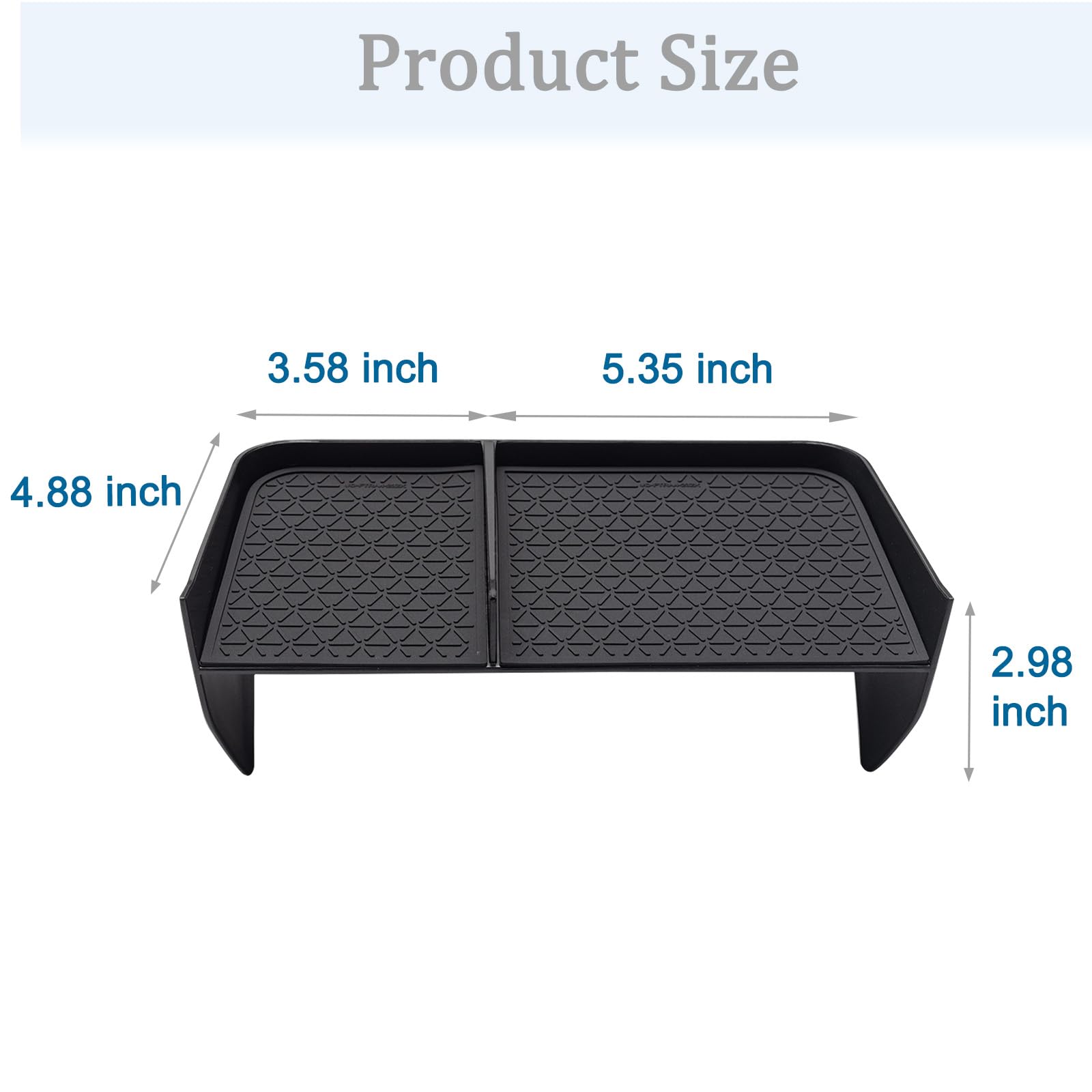 Jdmcar Center Console Organizer Compatible With Toyota Rav4 2019-2025 And 2021-2025 Rav-4 Prime, Abs Material Insert Tray Gear S