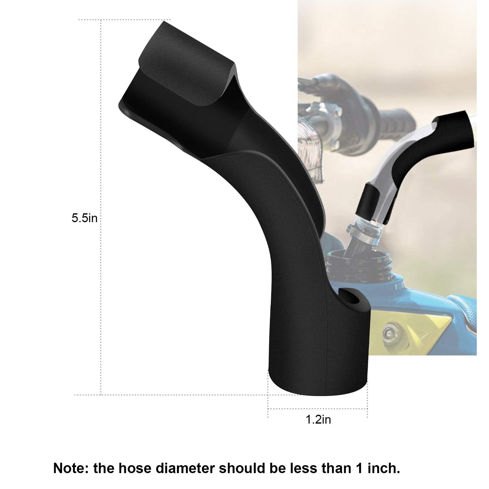 Eapele 5 Pack Hose Bender For Racing Fuel Tanks,Gas Jugs, Fuel Cans-Compatible With Vp, Sportsman, Rural King And More, 1'' Insi